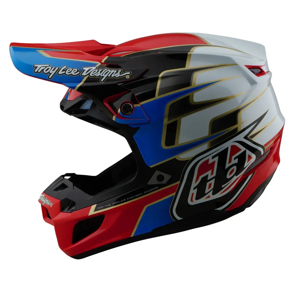 Troy Lee Designs SE5 Composite Casco Cross Rosso MIPS
