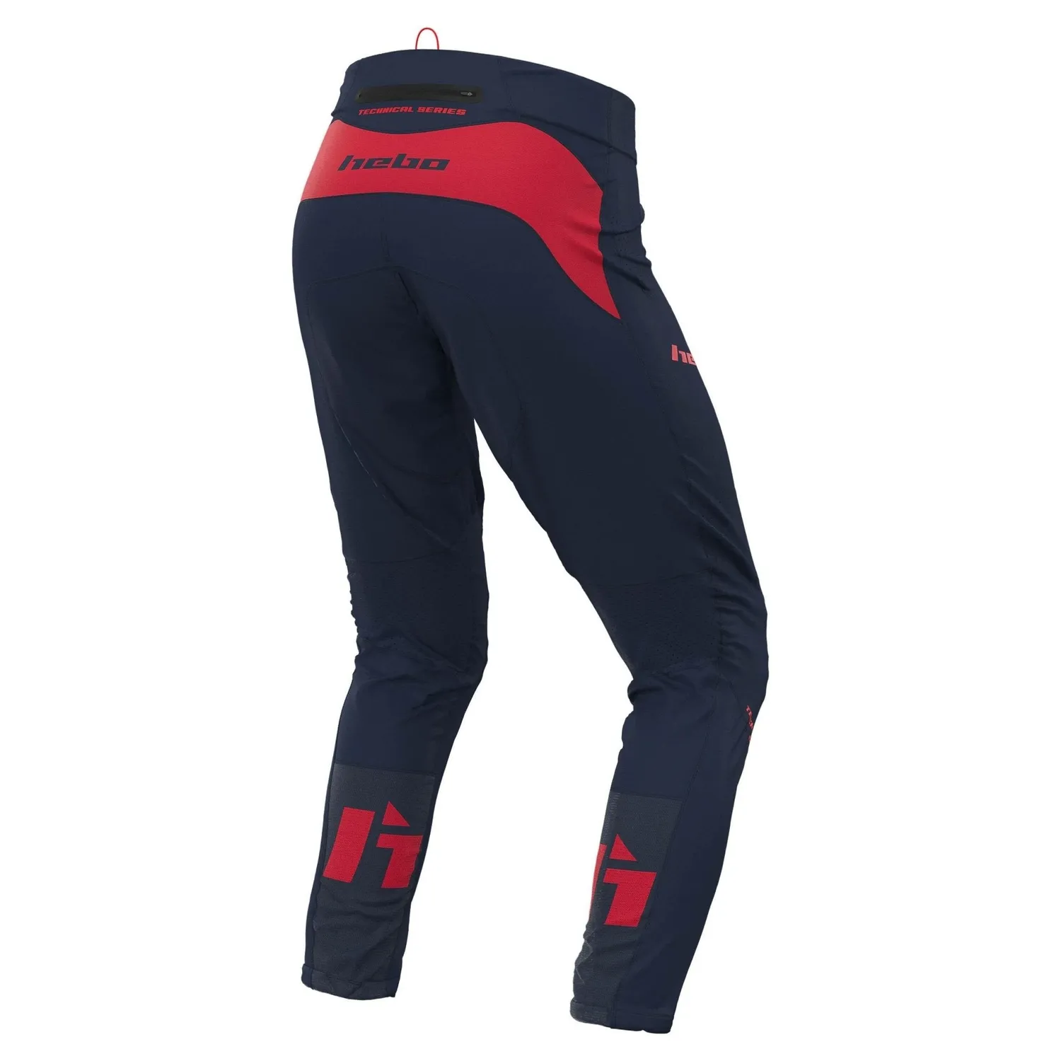 Hebo Tech HE3250A pantaloni trial blu con protezioni