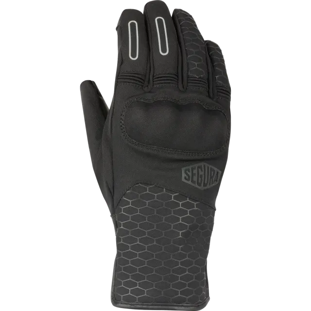 Segura Rebel Nacho guanti moto pelle nero grigio touch