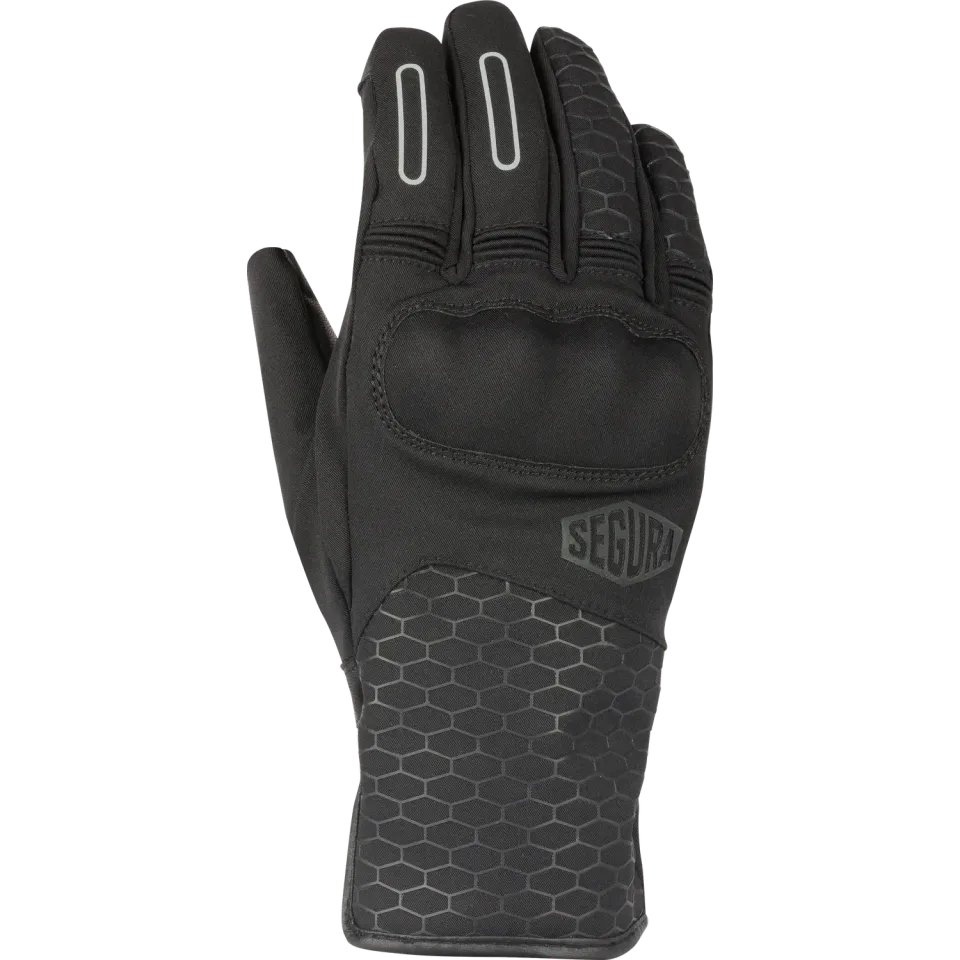 Segura Rebel Nacho guanti moto pelle nero grigio touch