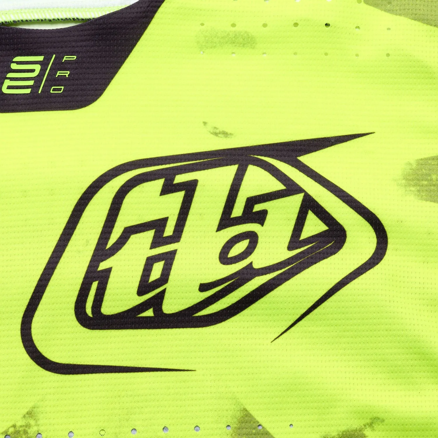 Troy Lee Designs SE Pro Blotted maglia moto gialla