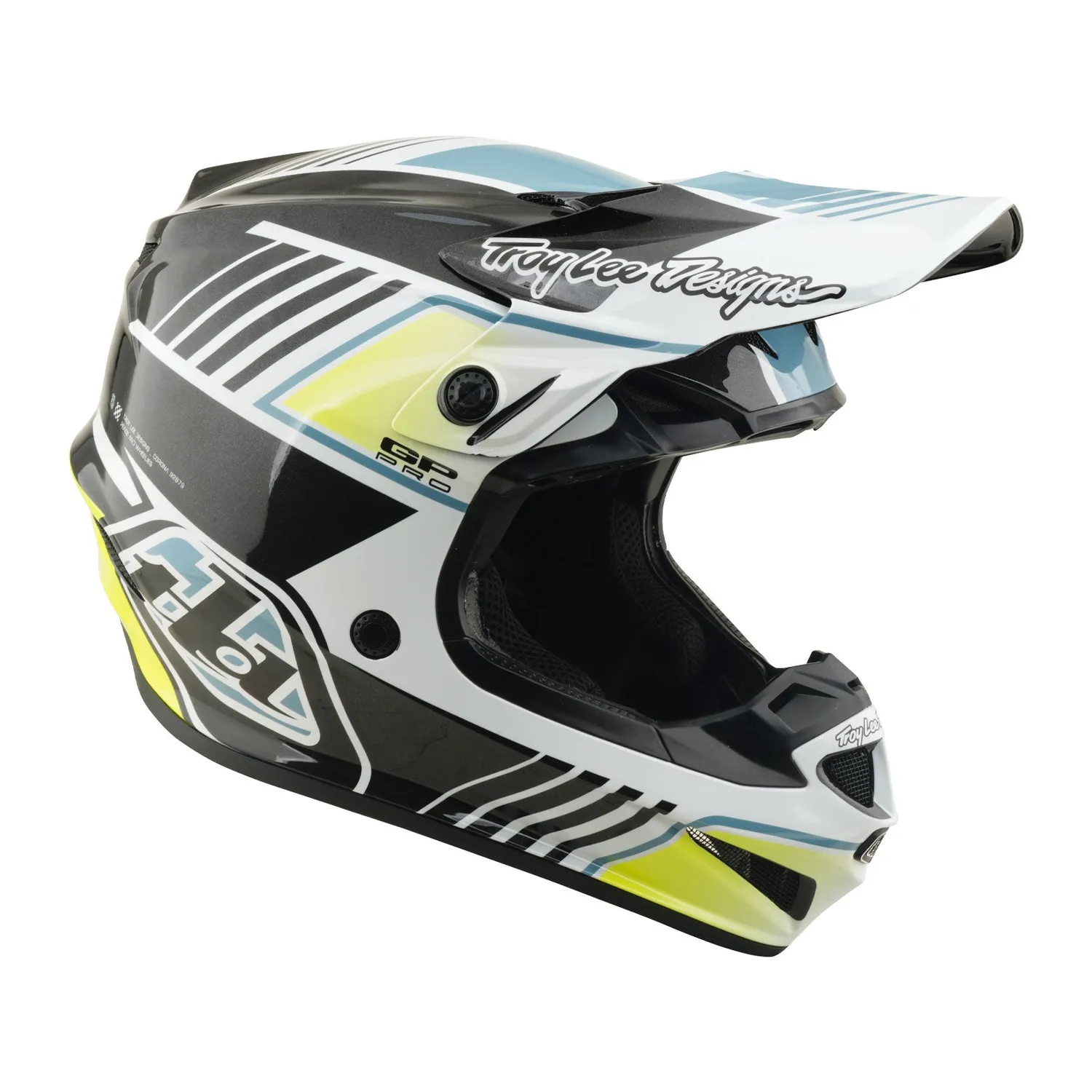 Troy Lee Designs GP Pro Youth casco moto grigio