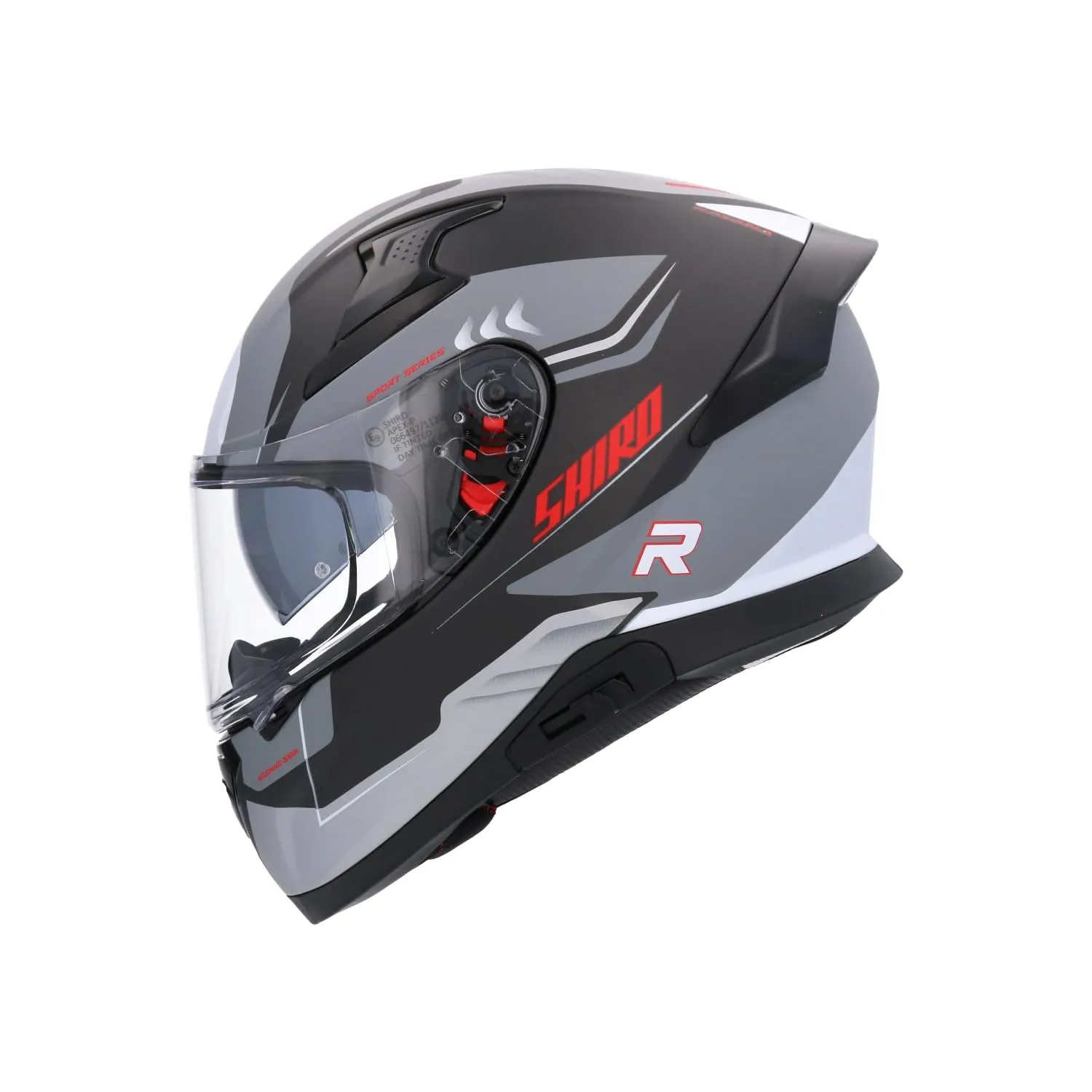 Bi Esse Casco Integrale Carbonio Grigio Verde Visiera Sole