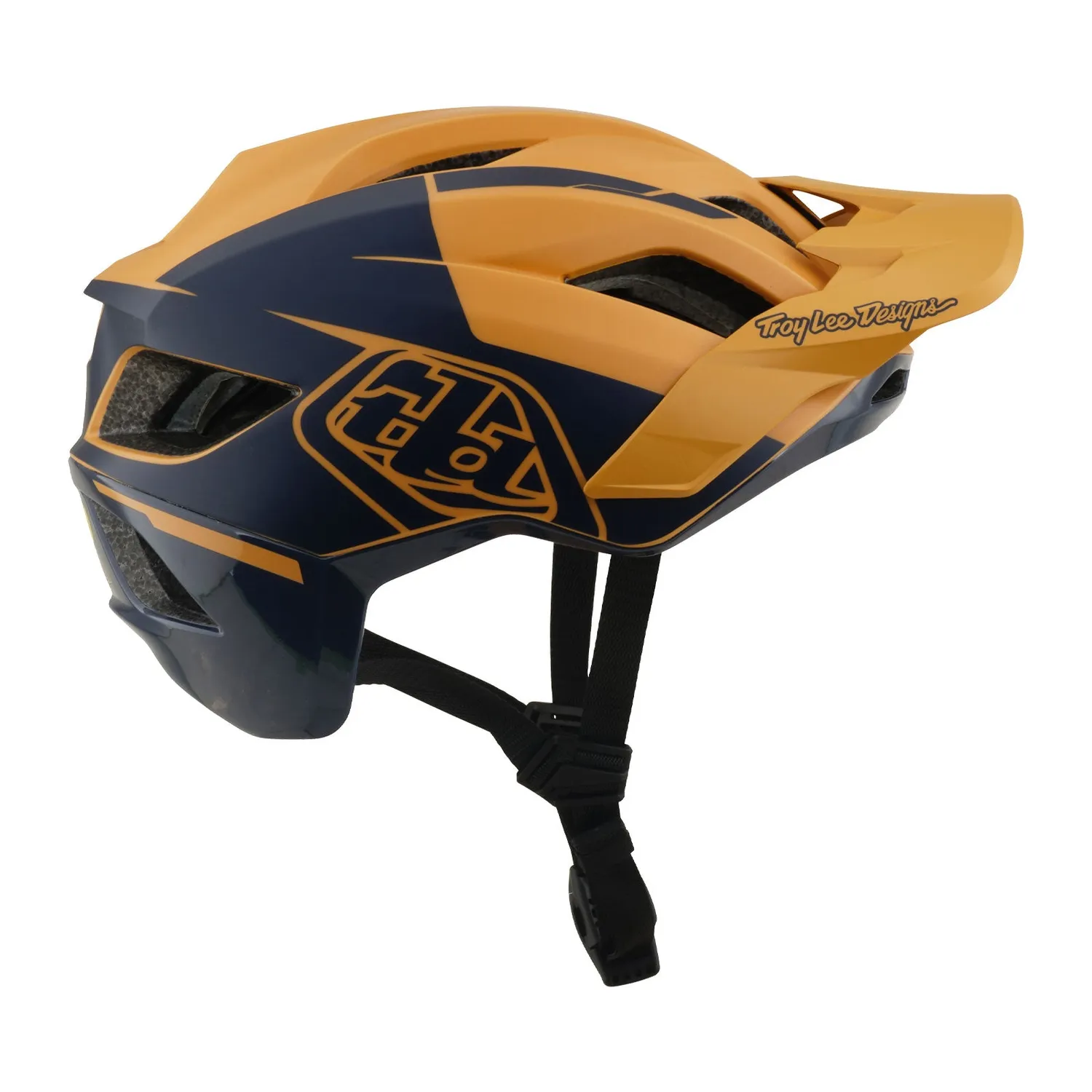 Troy Lee Designs Flowline SE casco mtb mustard mips