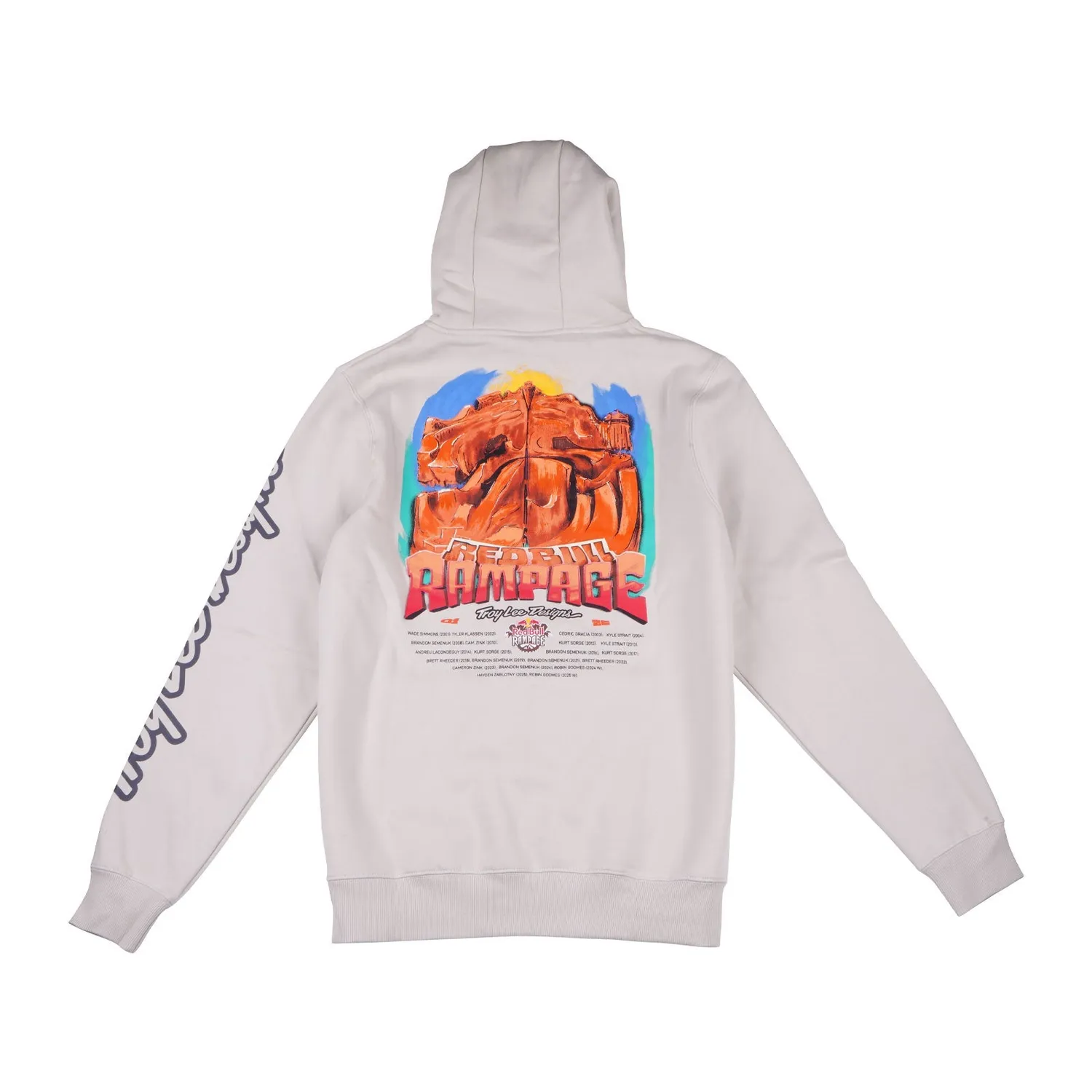 Troy Lee Designs Rampage Dreamland felpa cappuccio bone