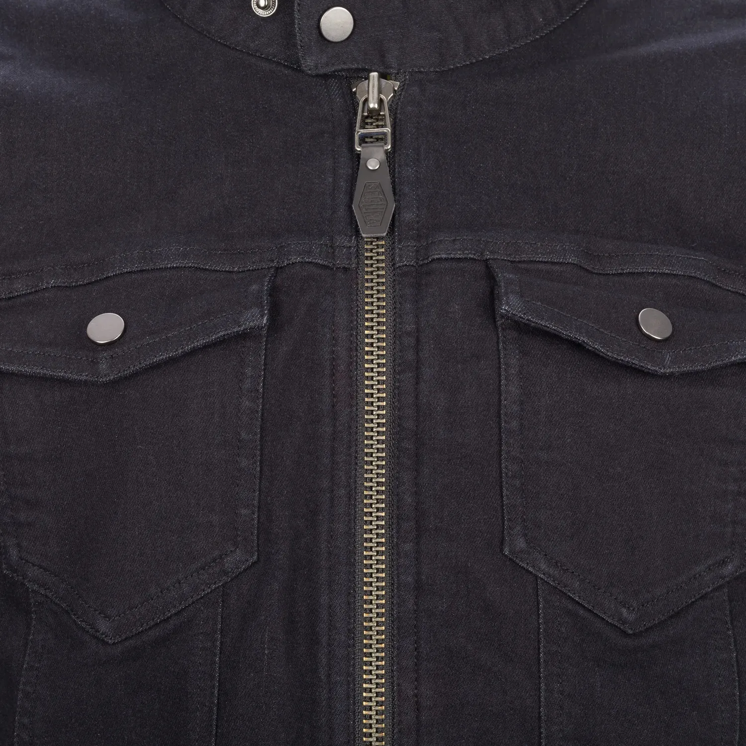 Segura Hunky giacca moto Nero denim Cordura elasticizzato