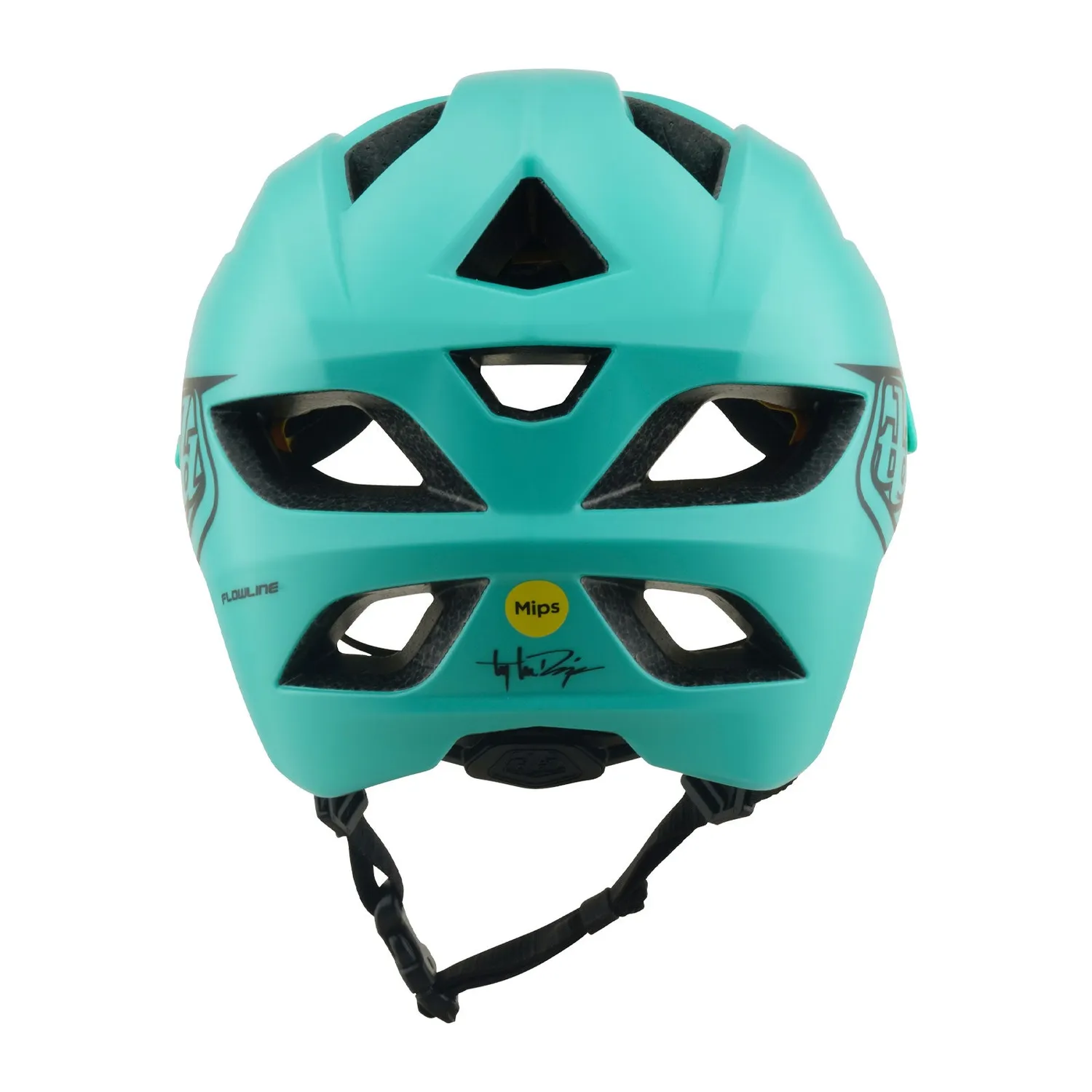 Troy Lee Designs Flowline casco bici bambino charcoal teal