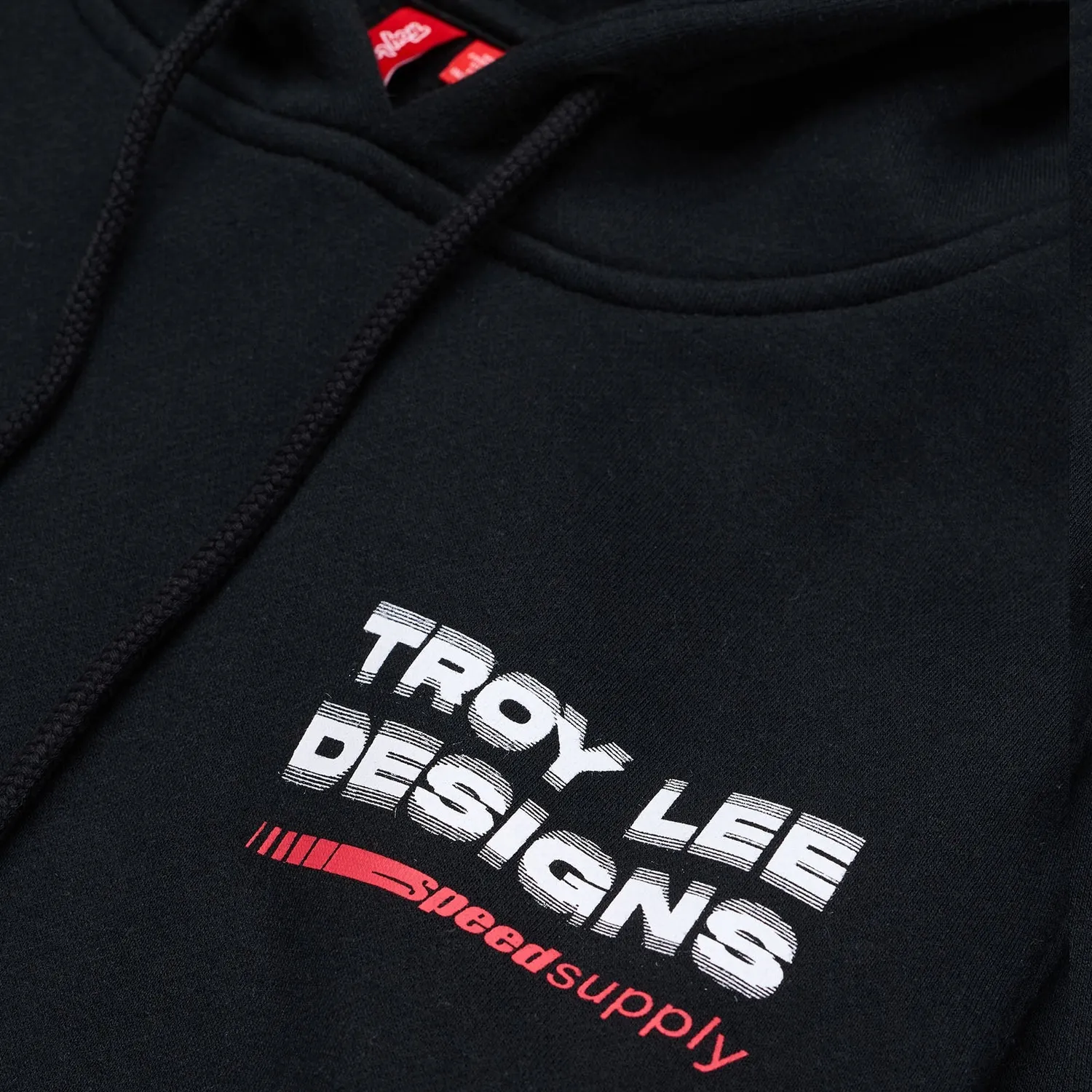 Troy Lee Designs Factory felpa cappuccio uomo nera