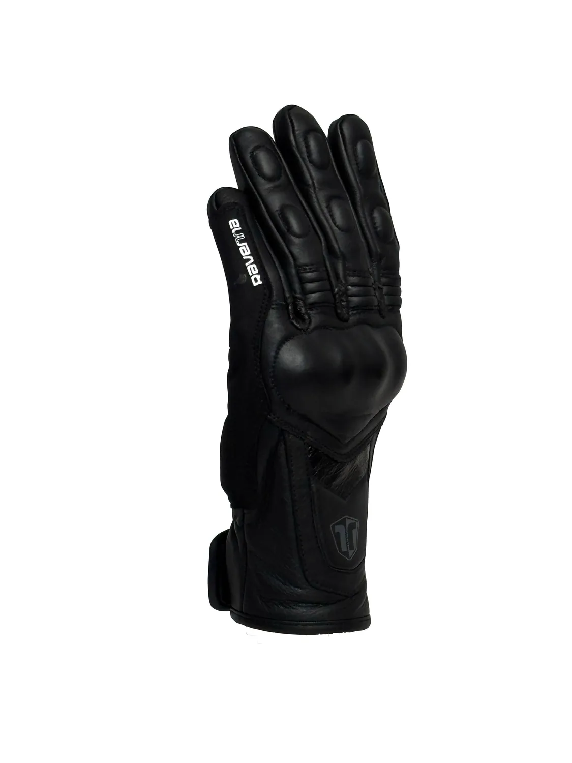 Ravenna guanti moto pelle neri touchscreen strada