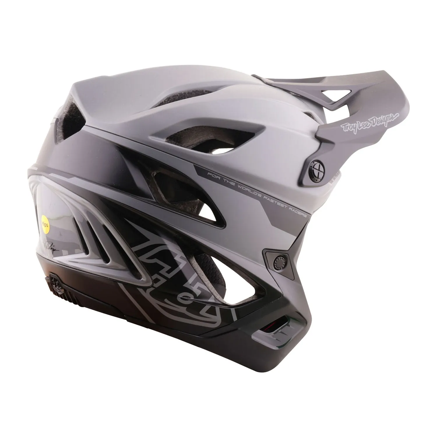 Troy Lee Designs Stage Stunt casco integrale bici grigio