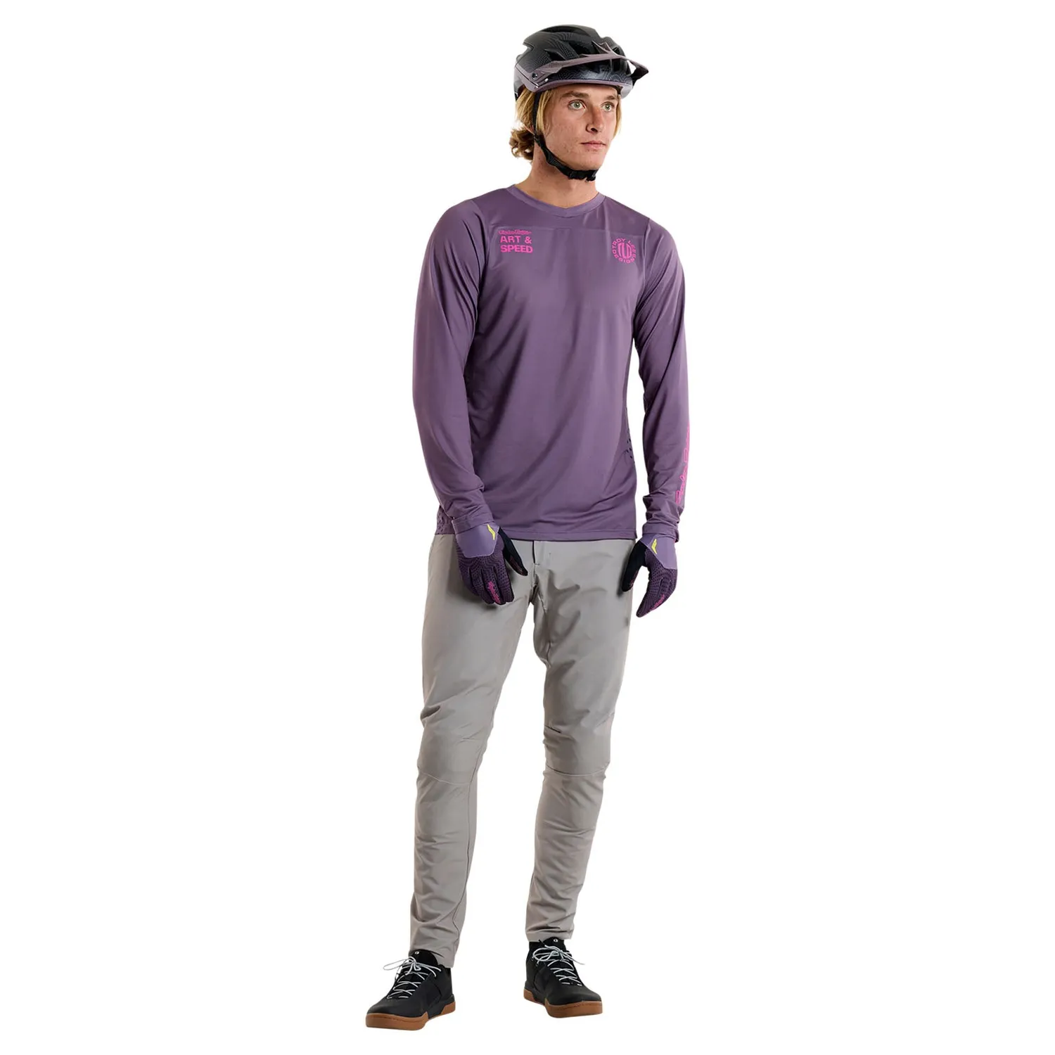 Troy Lee Designs Skyline maglia mtb Deep Purple manica lunga