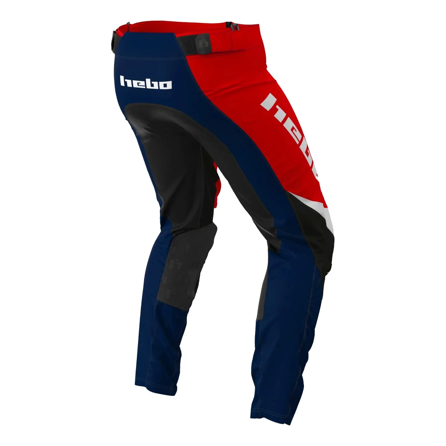 Hebo Scratch Fit pantaloni enduro rossi in kevlar