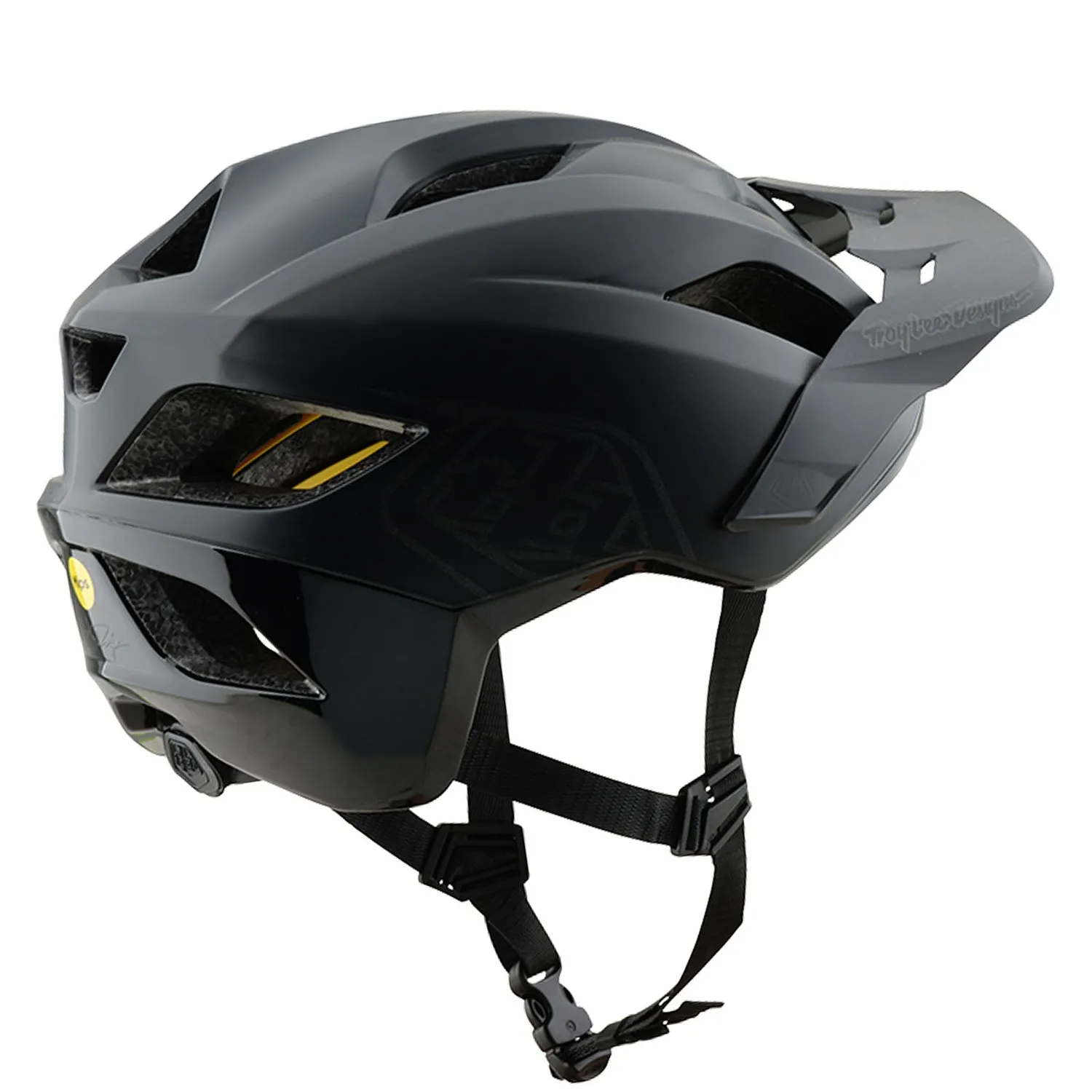 Troy Lee Designs Flowline Point Casco MTB Nero MIPS