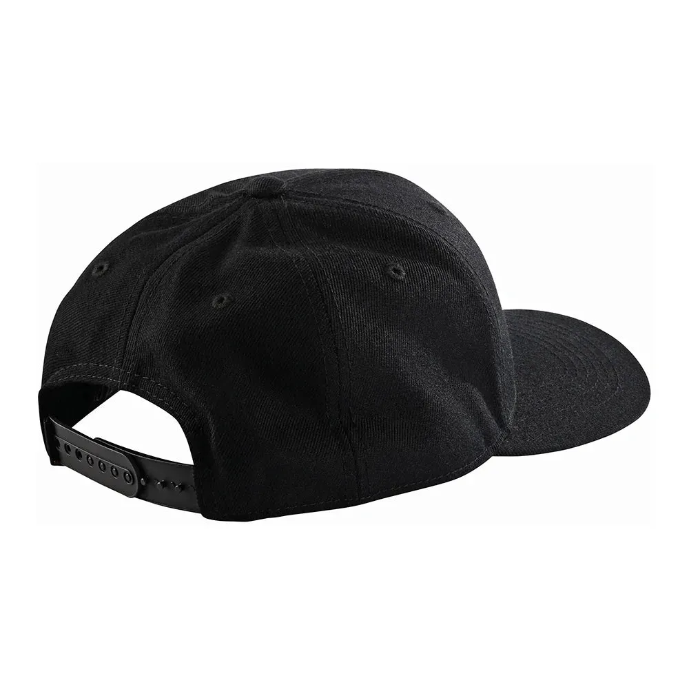 Troy Lee Designs Crop cappello snapback nero charcoal