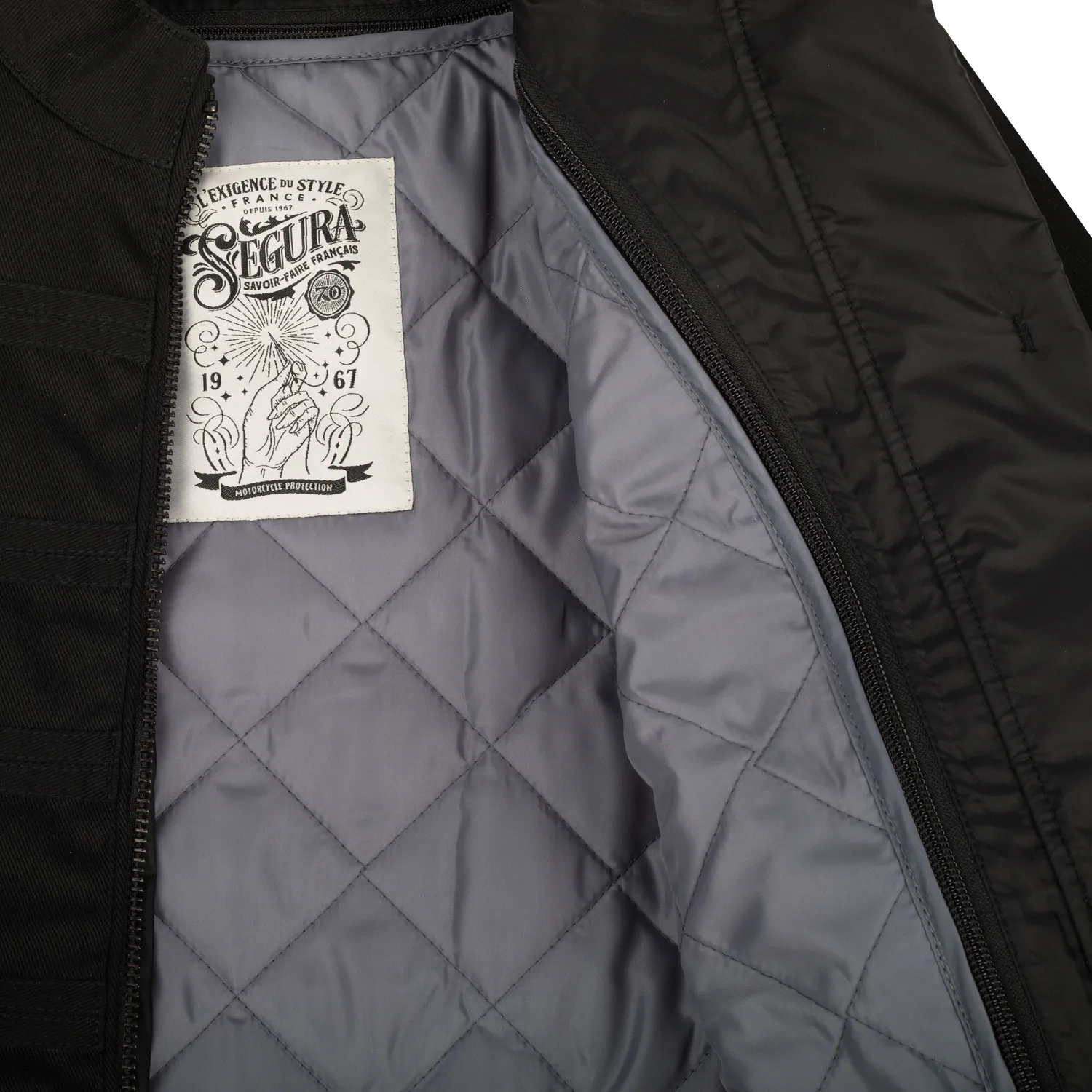 Segura Lady Kara giacca moto donna nero impermeabile