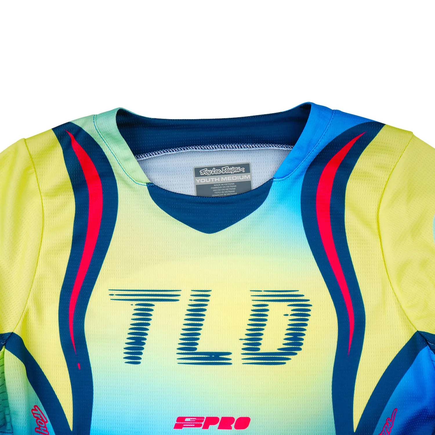 Troy Lee Designs GP Pro Jersey maglia moto bambino Giallo Blu traspirante
