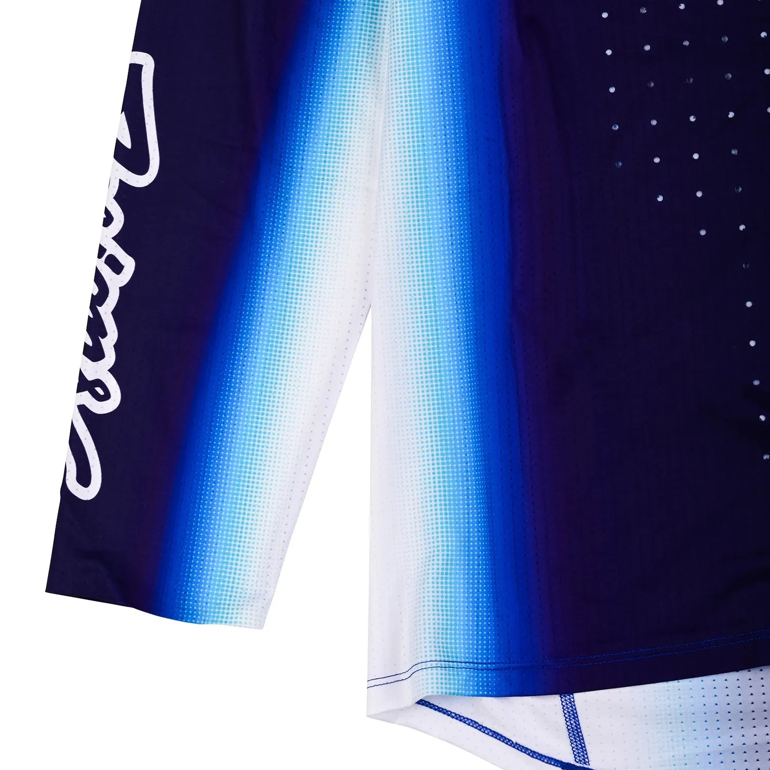 Troy Lee Designs SE Ultra Blurr maglia moto blu traforata