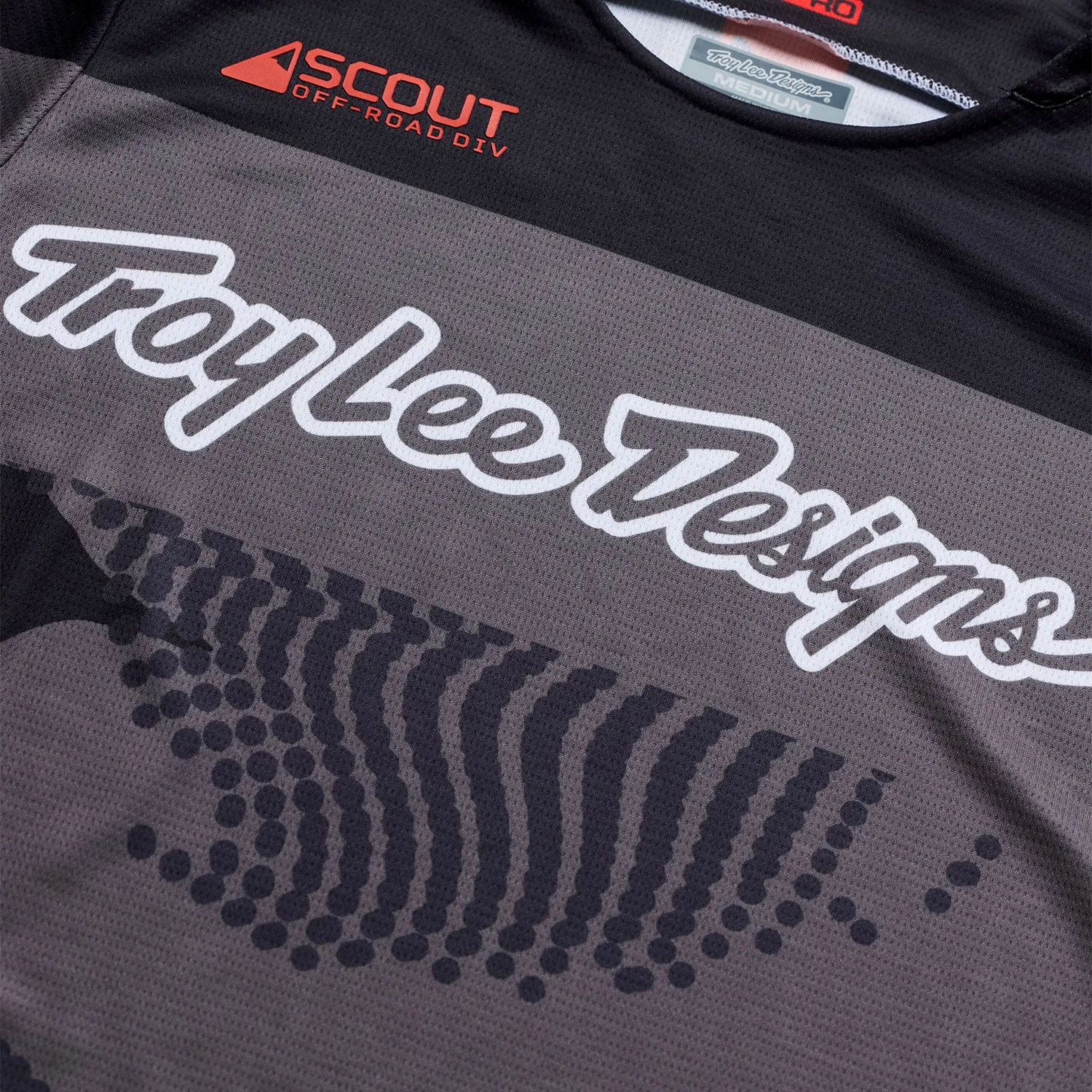 Troy Lee Designs Scout GP Pro maglia moto nera traspirante