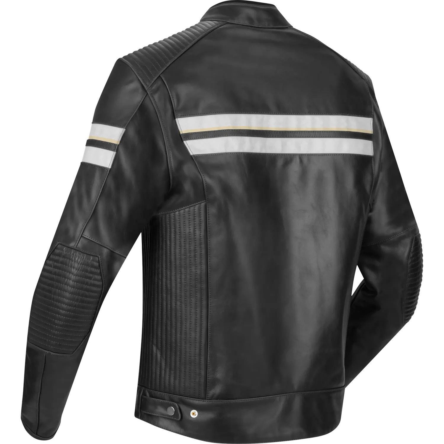 Segura Romeo giacca moto pelle nero bianco