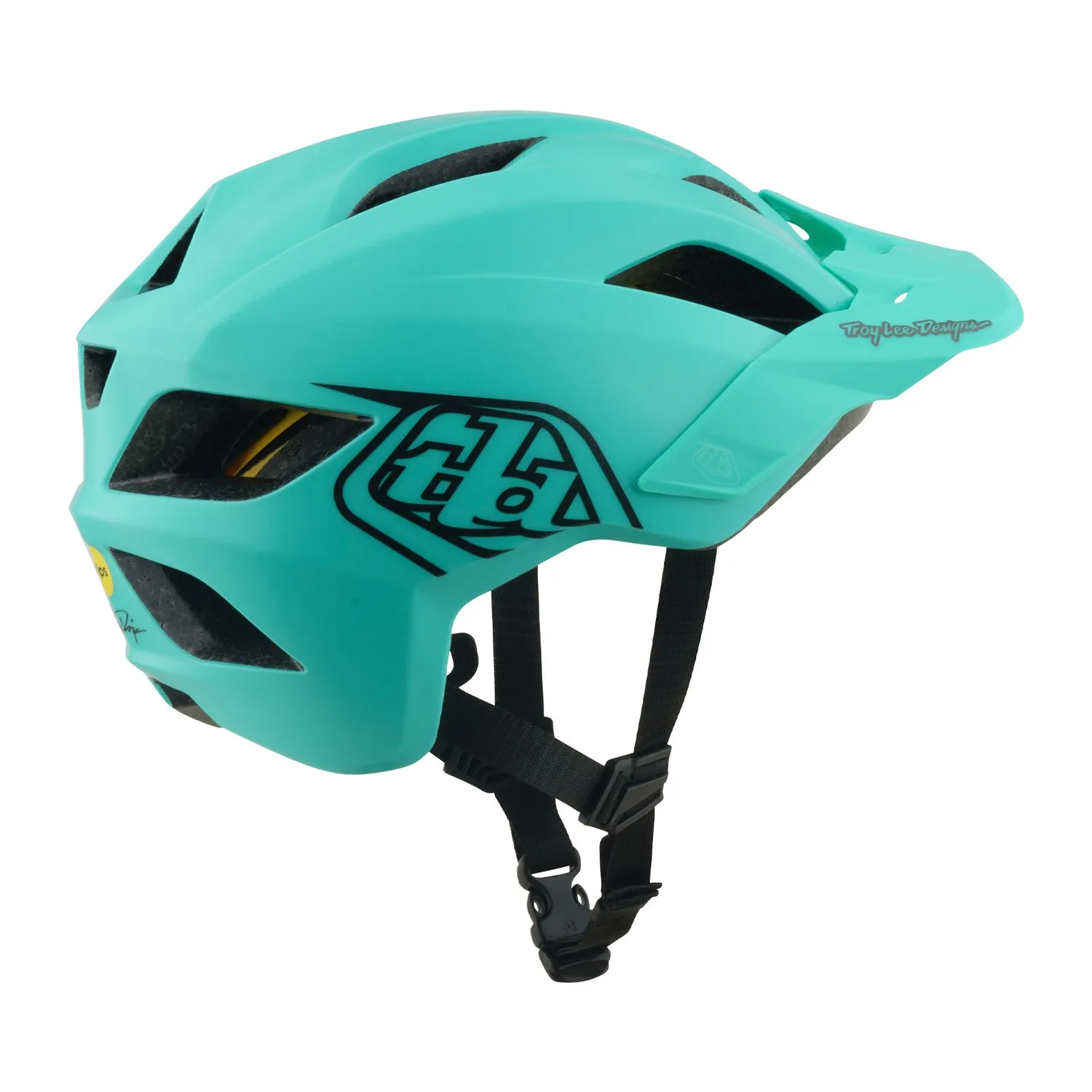 Troy Lee Designs Flowline casco bici bambino charcoal teal