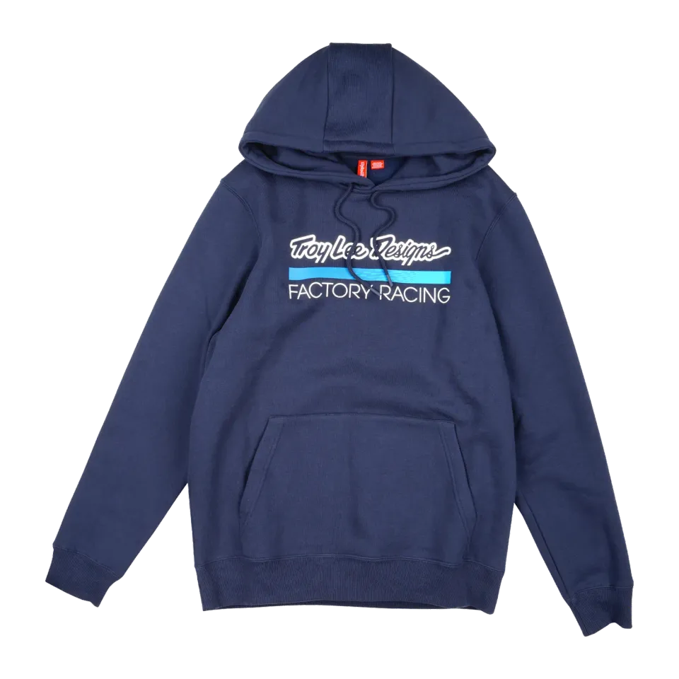 Troy Lee Designs Factory Racing felpa navy blu