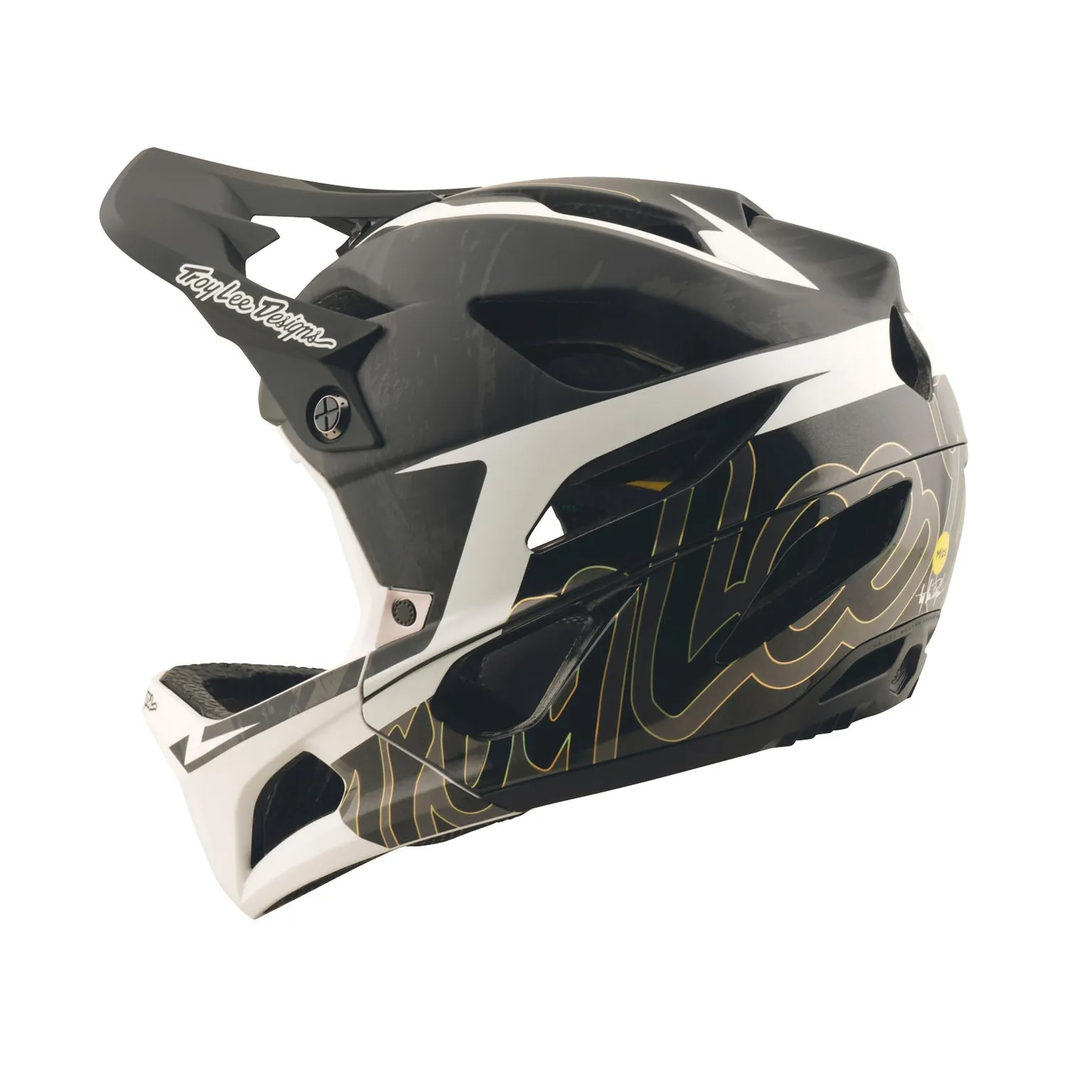 Troy Lee Designs Stage MIPS Casco Full Face Alpine Black