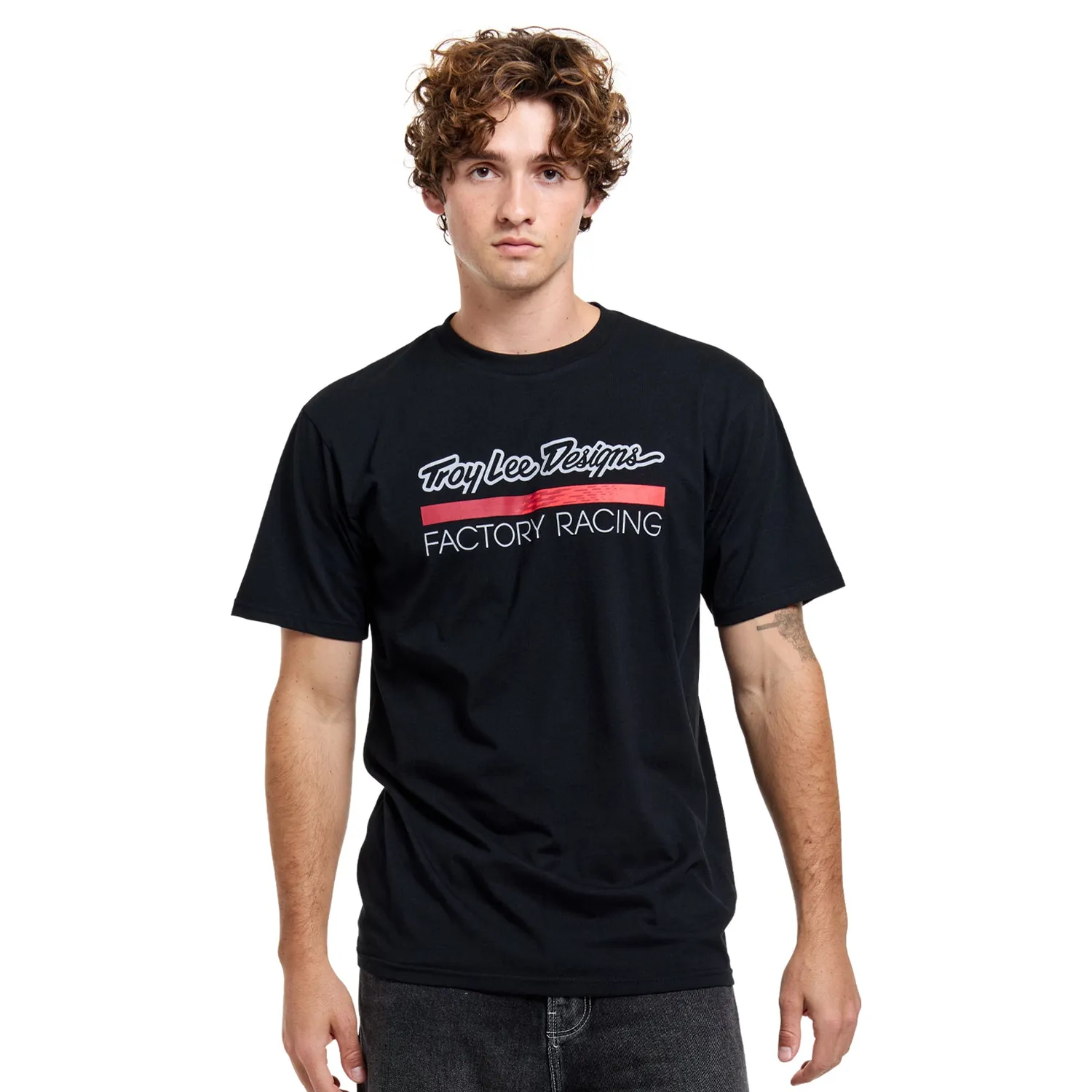 Troy Lee Designs Factory Racing maglietta nera rossa