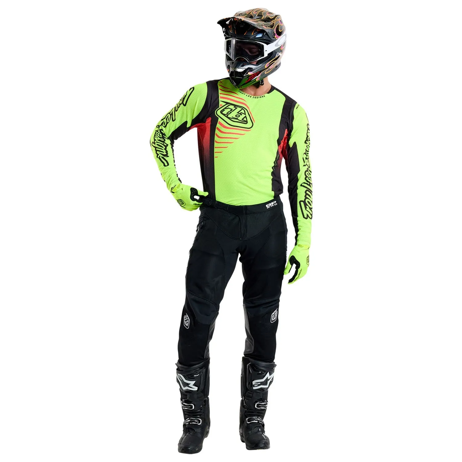 Troy Lee Designs GP Pro Air Maglia Moto Glo Yellow ventilata