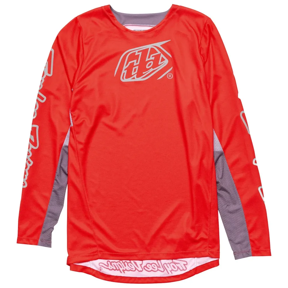 Troy Lee Designs GP Pro Icon maglia cross rosso grigio