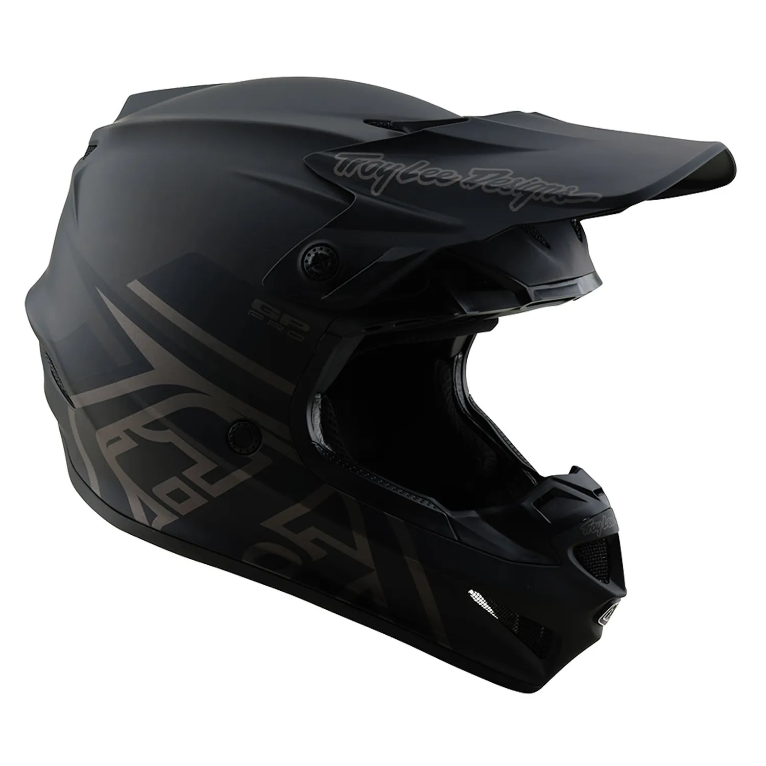 Troy Lee Designs GP Pro Mono casco moto bambino Nero Mips