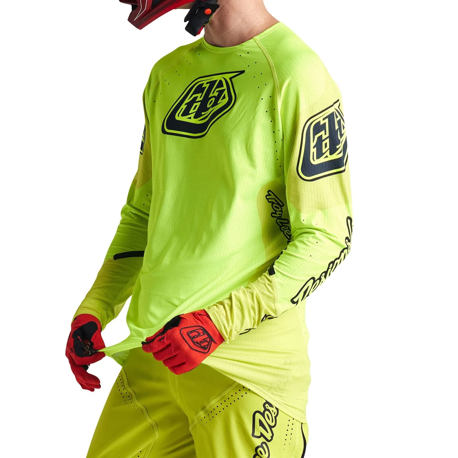 Troy Lee Designs Sprint Ultra SEquence maglia bici Flo Yellow
