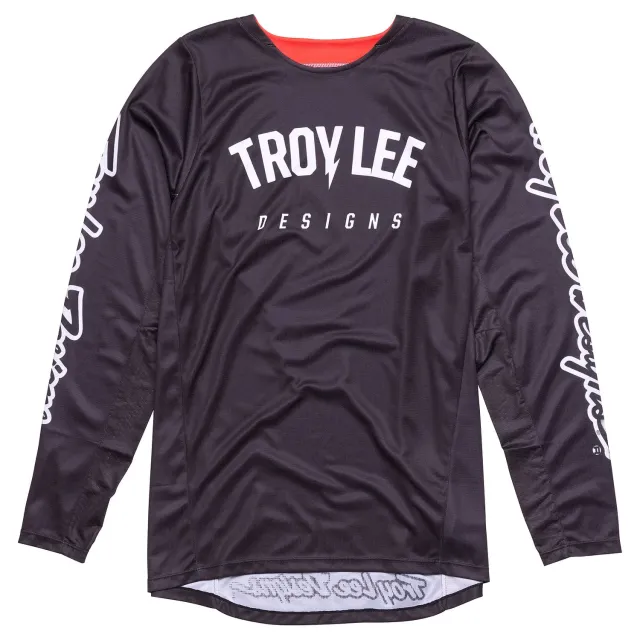 Troy Lee Designs GP Pro Boltz maglia moto nera rinforzata quotidiana