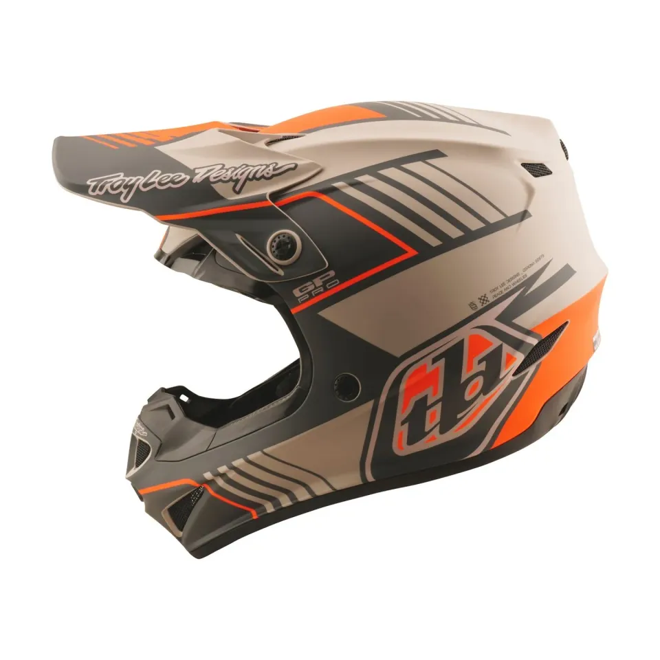 Troy Lee Designs GP Pro MIPS casco moto Taupe ventilato