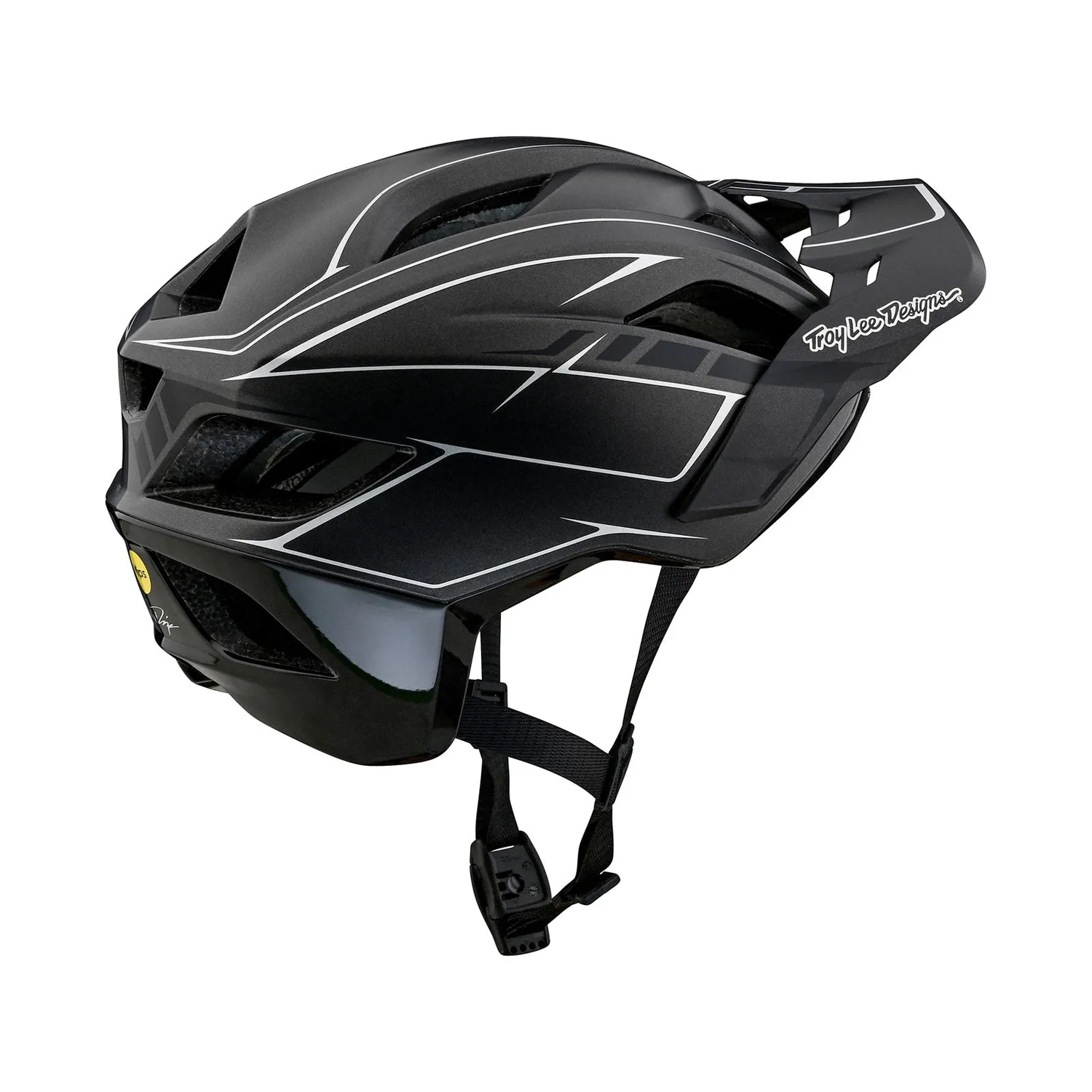 Troy Lee Designs Flowline SE Pinstripe casco MTB MIPS Charcoal