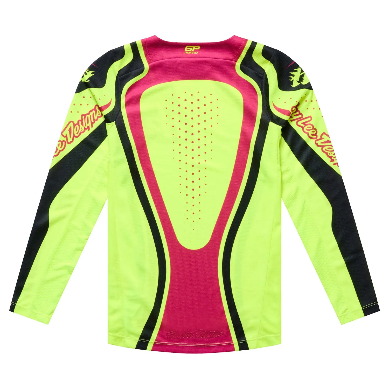 Troy Lee Designs GP Pro Maglia Cross Bambino Giallo-Rosa ML