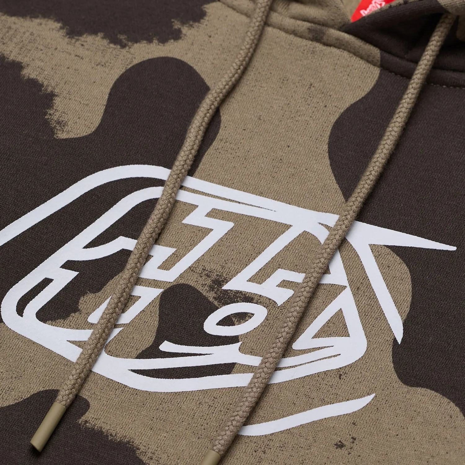 Troy Lee Designs Badge felpa cappuccio olive camo pile