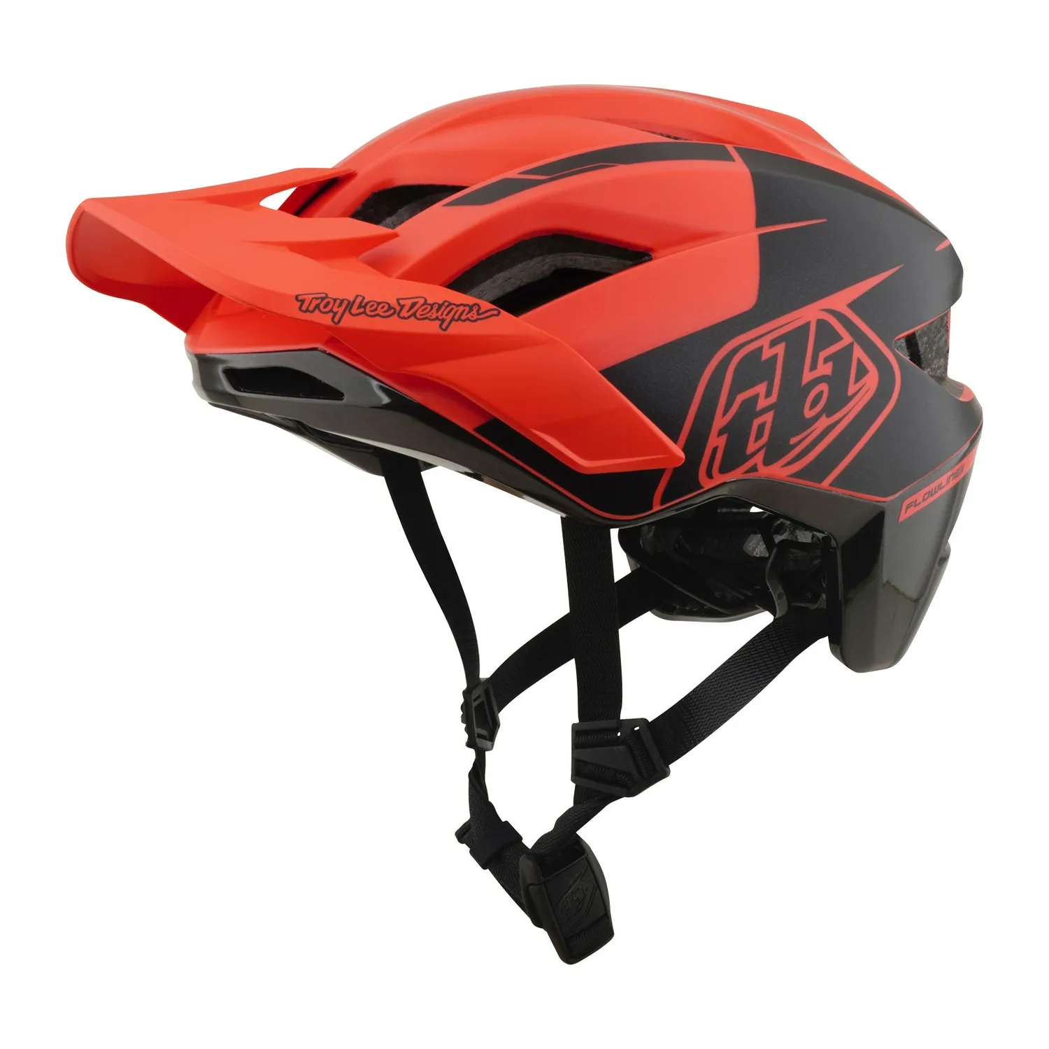 Troy Lee Designs Flowline SE casco mtb Coral Charcoal con MIPS