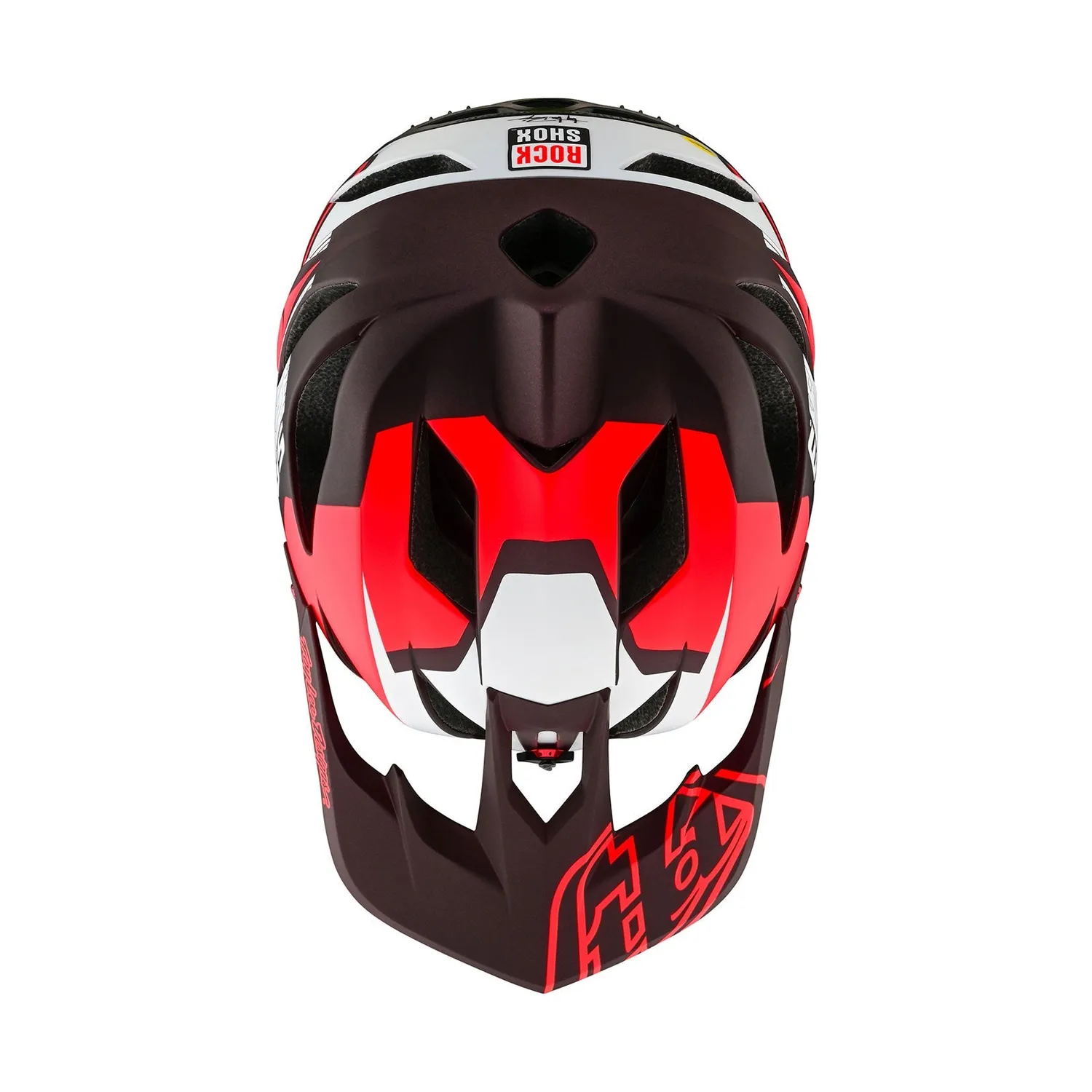 Troy Lee Designs Stage W/MIPS SRAM Vector casco bici rosso