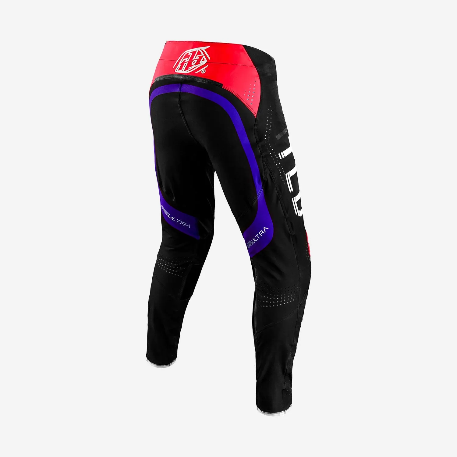 Troy Lee Designs SE Ultra Reverb pantalone moto Black Glo Red