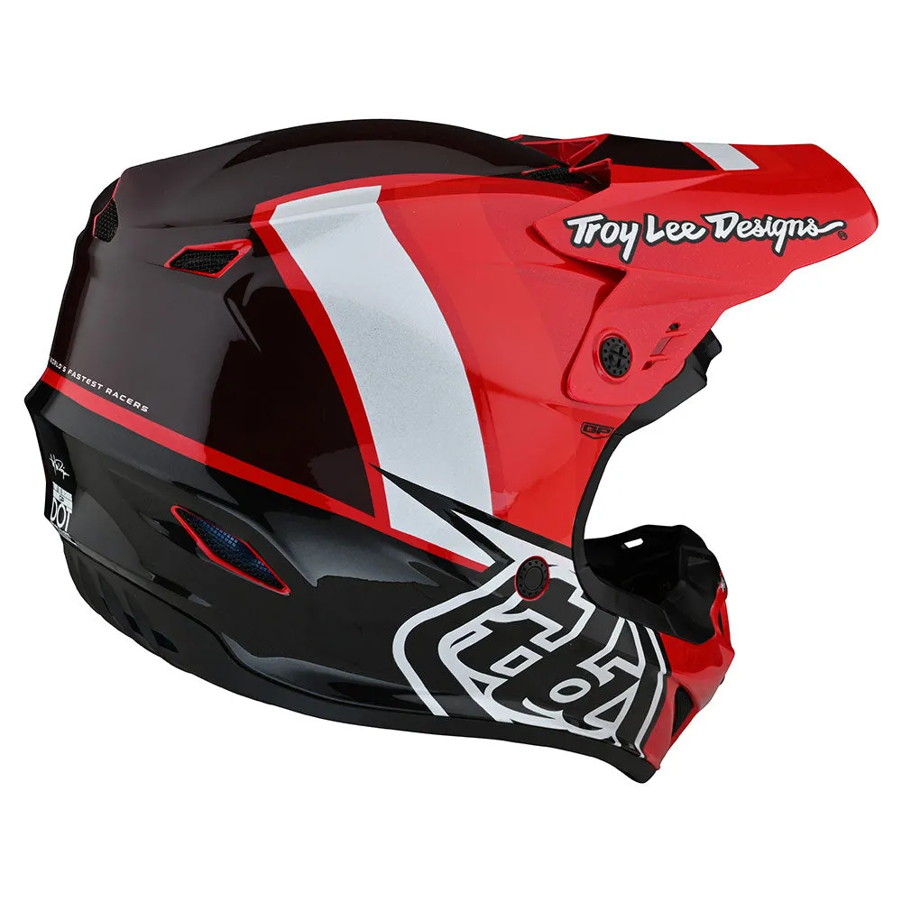 Troy Lee Designs GP No Mips casco cross Nova Red