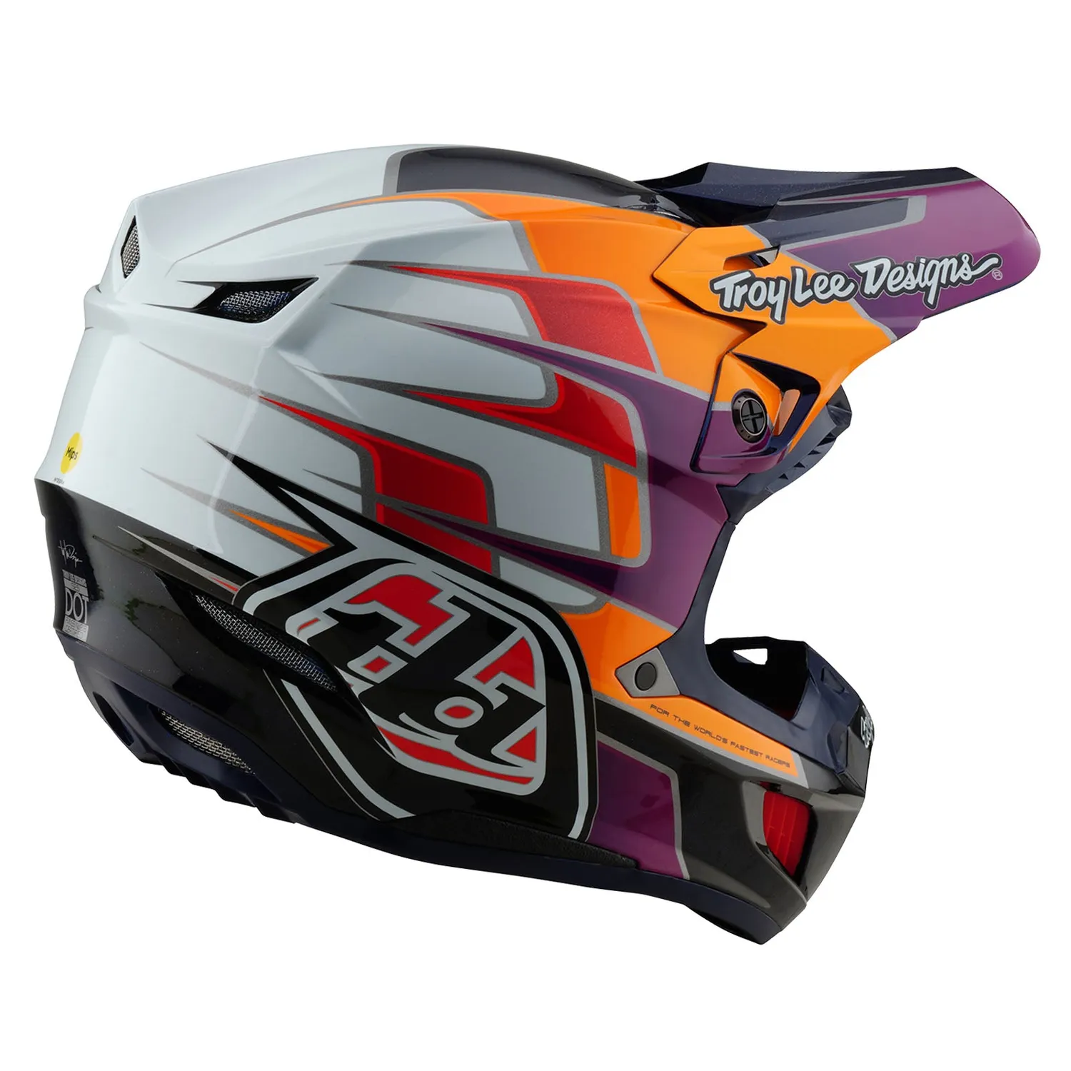 Troy Lee Designs SE5 Carbon MIPS casco cross blu navy
