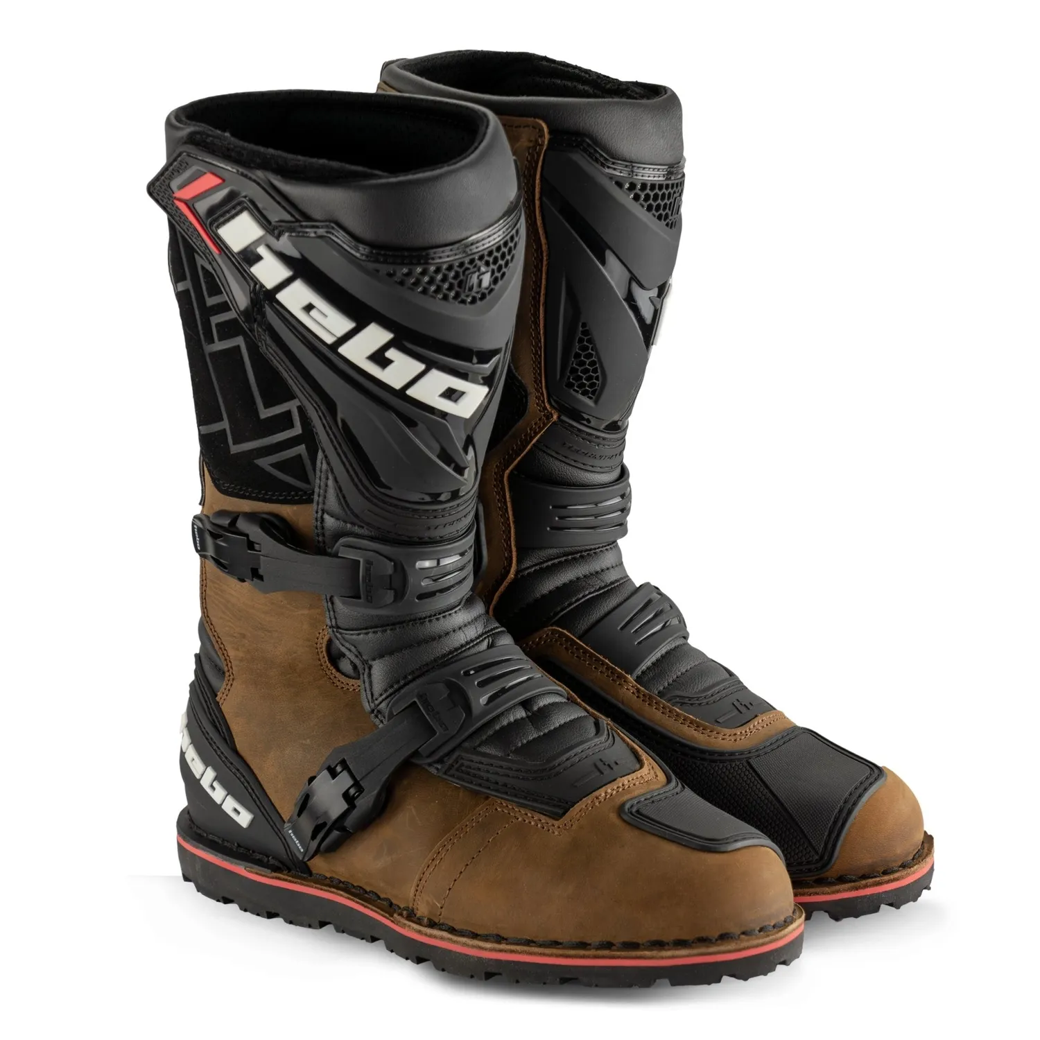 Hebo Trial Technical 3.0 stivali trial pelle omologati