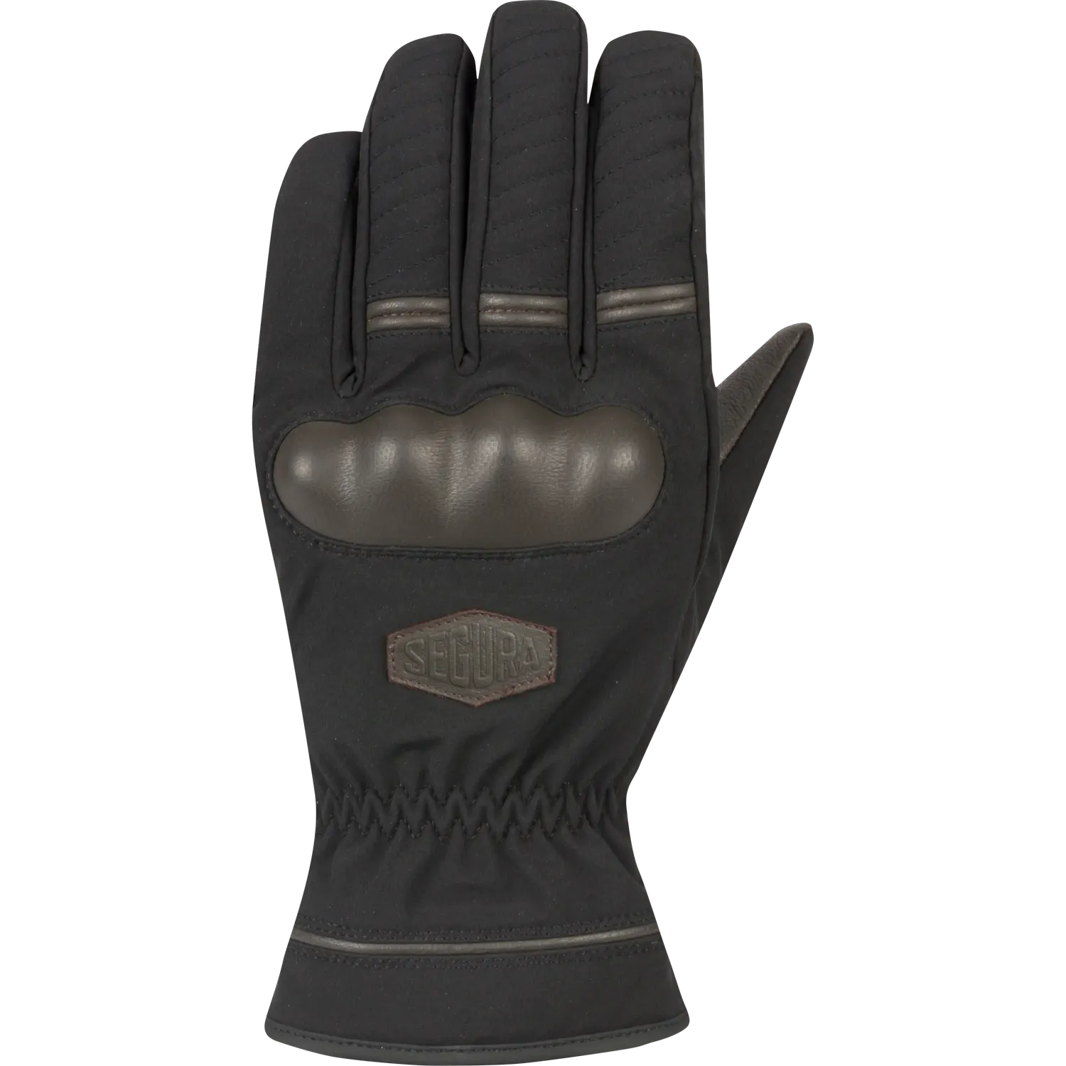 Segura Collins guanti moto uomo nero marrone pelle