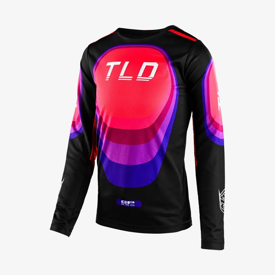 Troy Lee Designs GP Pro Youth Maglia Moto Nero Rosso