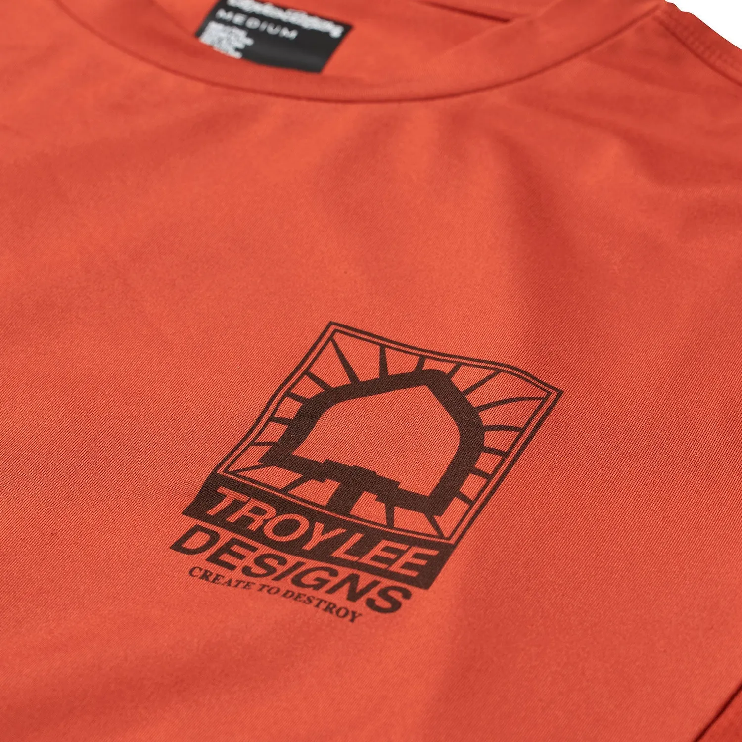 Troy Lee Designs Ruckus Ride Tee maglia mtb Brick manica lunga