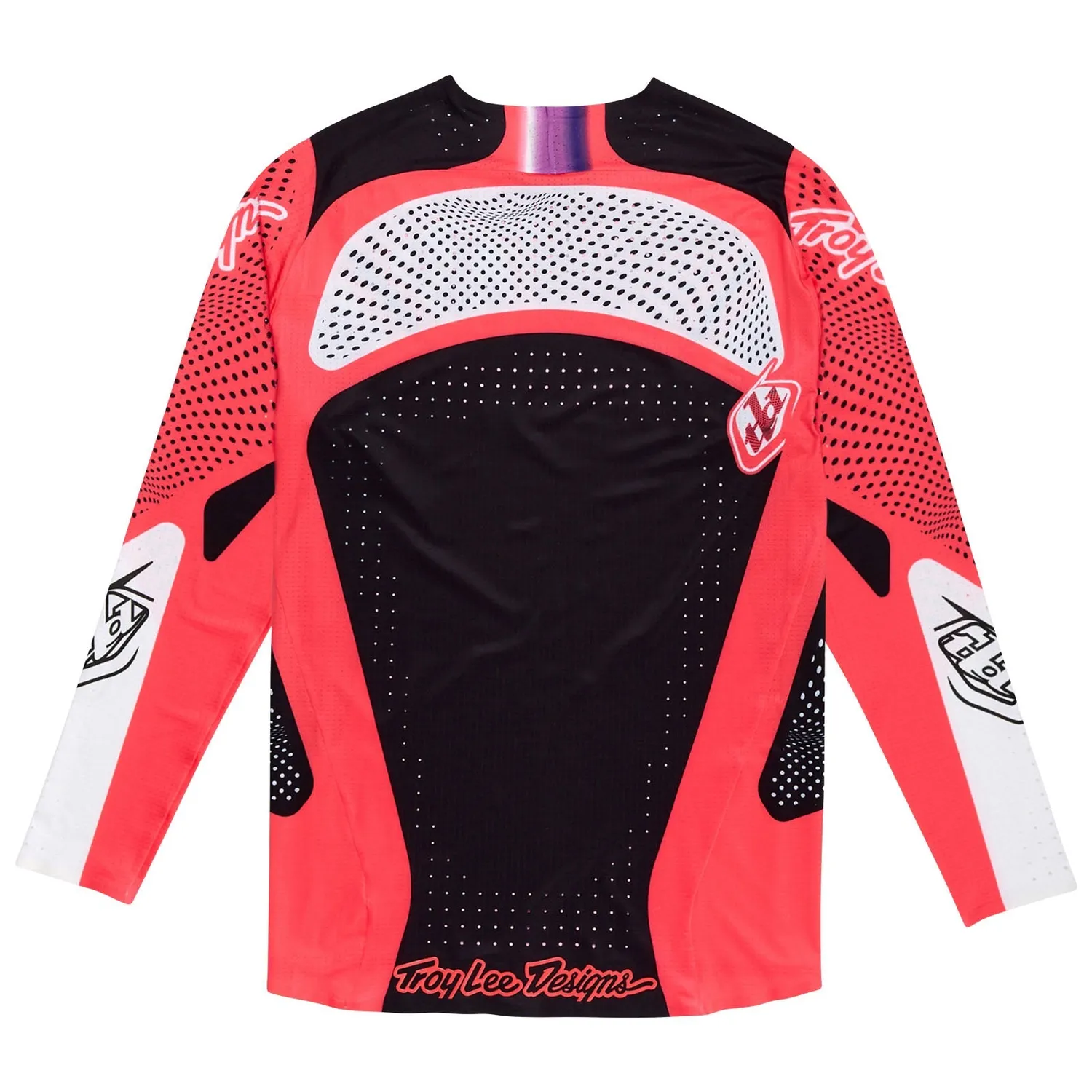 Troy Lee SE Ultra Optic maglia moto rossa Infra Red