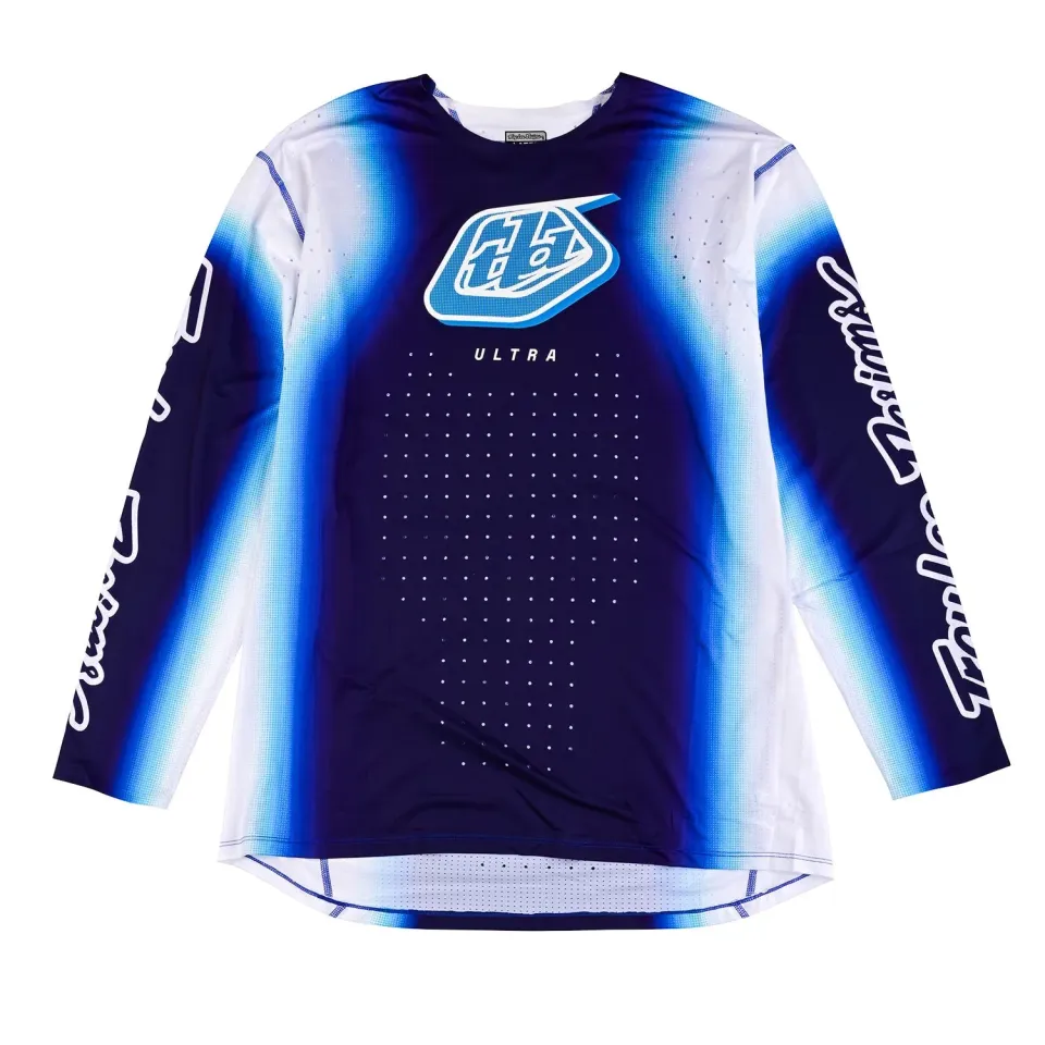Troy Lee Designs SE Ultra Blurr maglia moto blu traforata