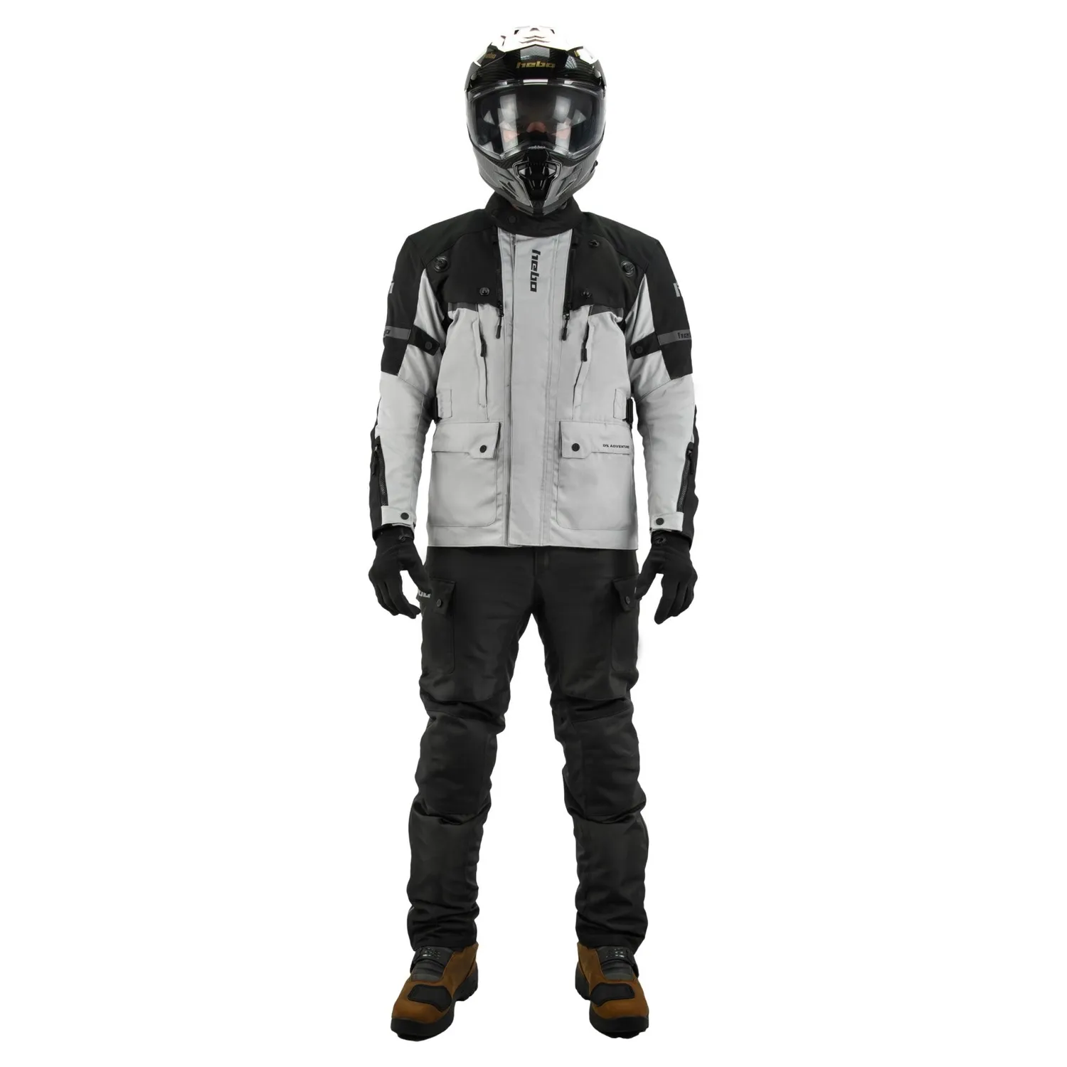 Hebo DS Adventure HE4740G giacca moto grigia protettiva