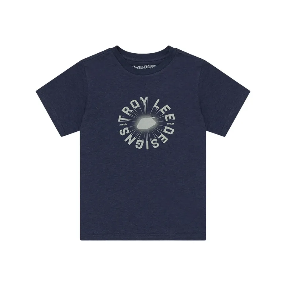 Troy Lee Designs Rotation T-shirt Bambino Navy Heather