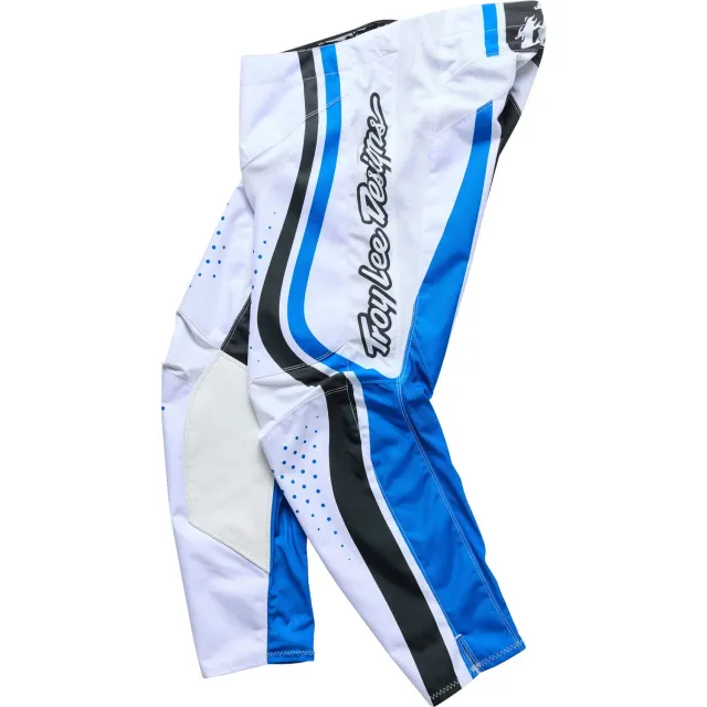 Troy Lee Designs GP Pro Roller Pantaloni Moto Bianco Blu